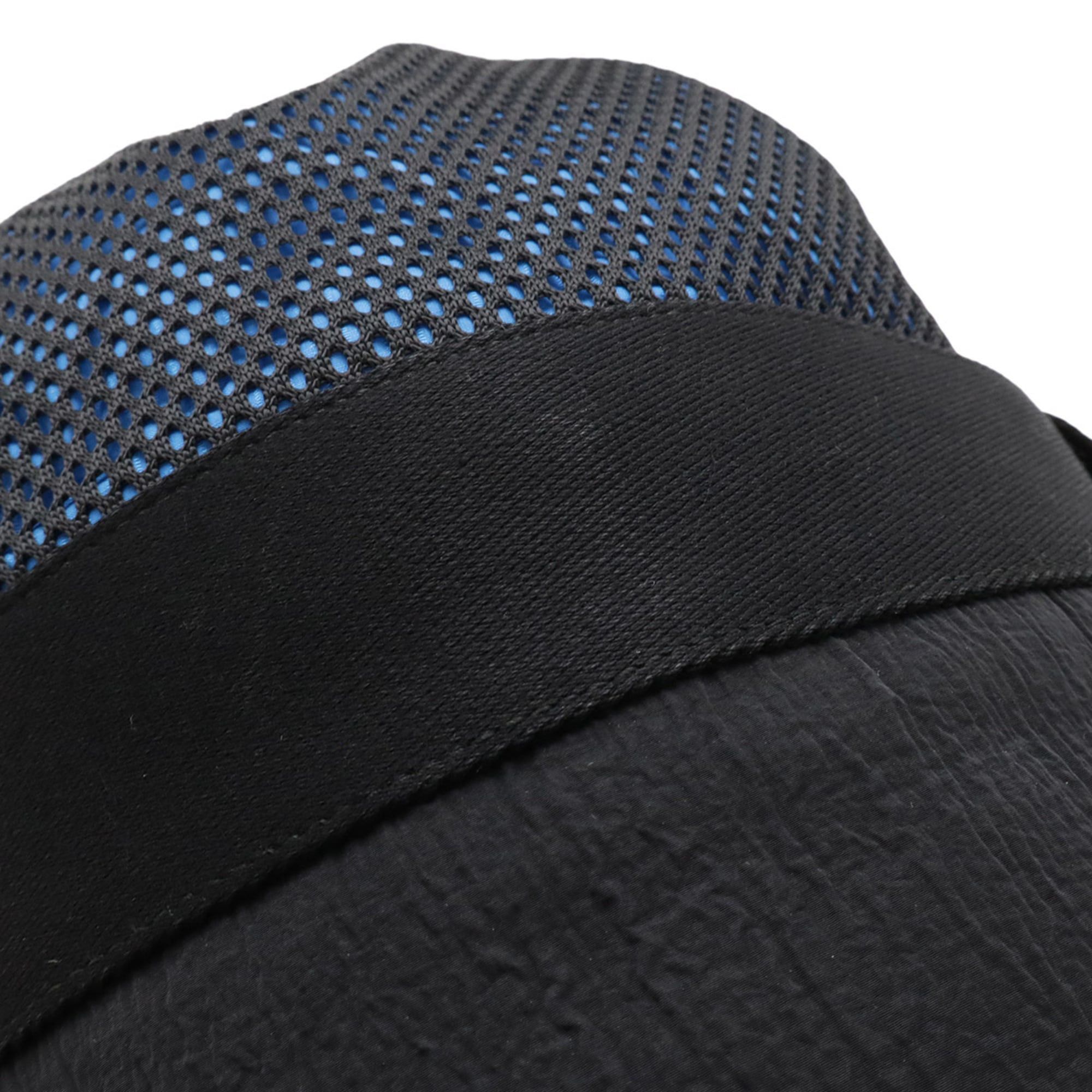 Bottega Veneta BOTTEGA VENETA shoulder bag, bucket drawstring mesh nylon, black, blue, 570185 Size ONE SIZE - 5 Thumbnail
