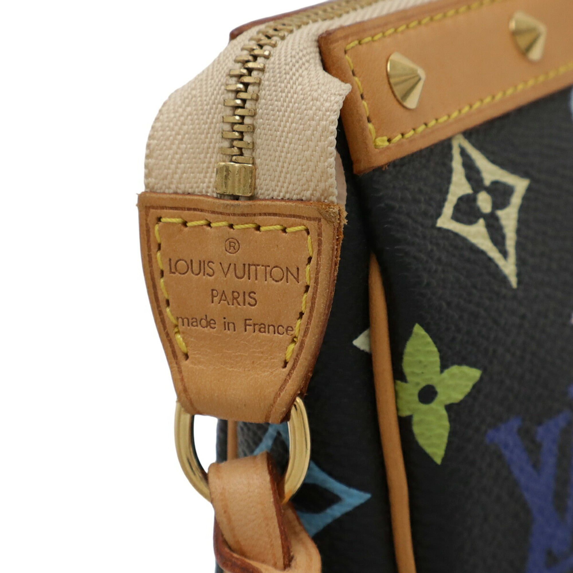 Louis Vuitton LOUIS VUITTON Monogram Multicolore Pochette Accessoires Pouch Noir Black M92648 Size ONE SIZE - 7 Thumbnail