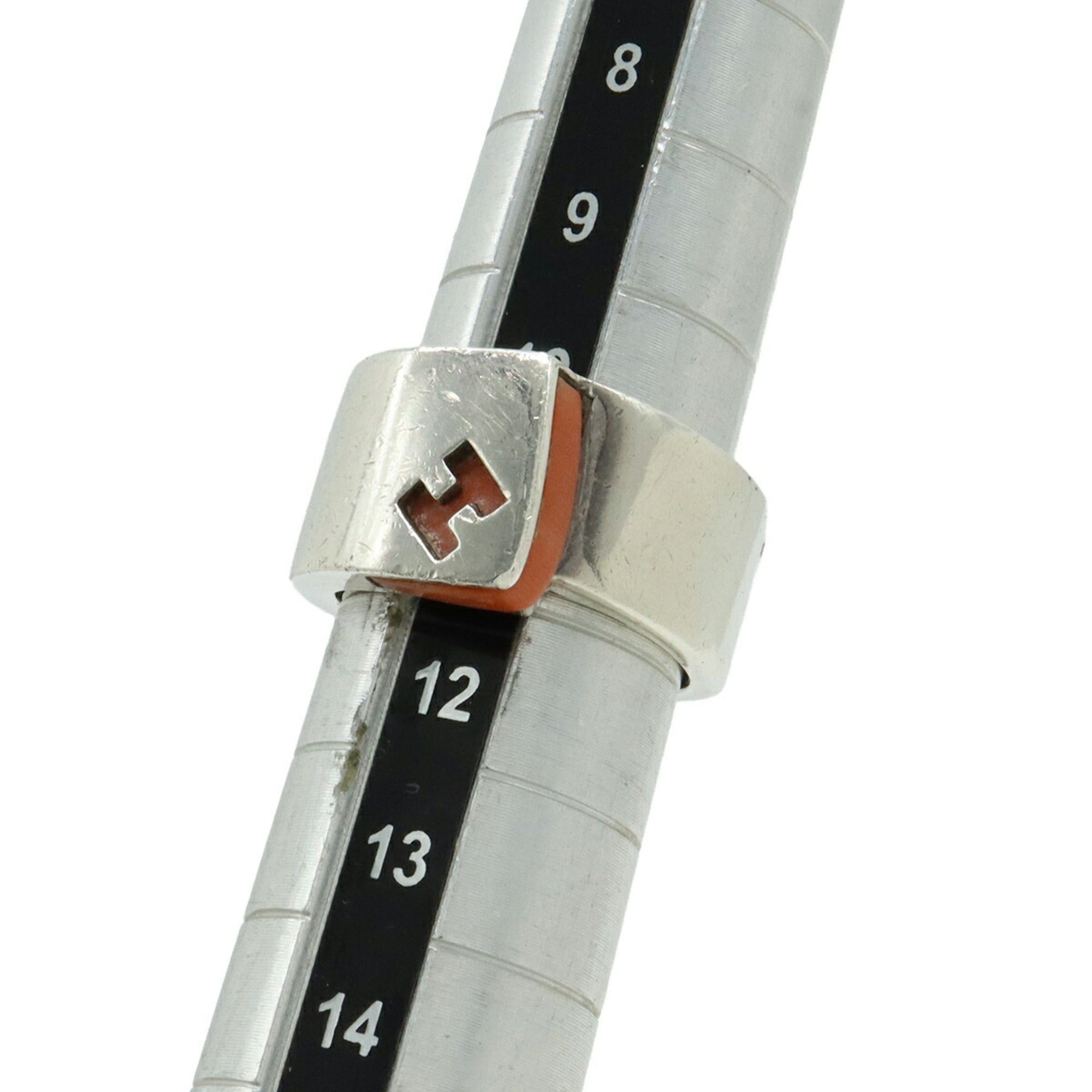 Hermes HERMES Candy Ring H SV925 Ag925 Silver Orange #53 (Japan Size 13) Size ONE SIZE - 7 Thumbnail