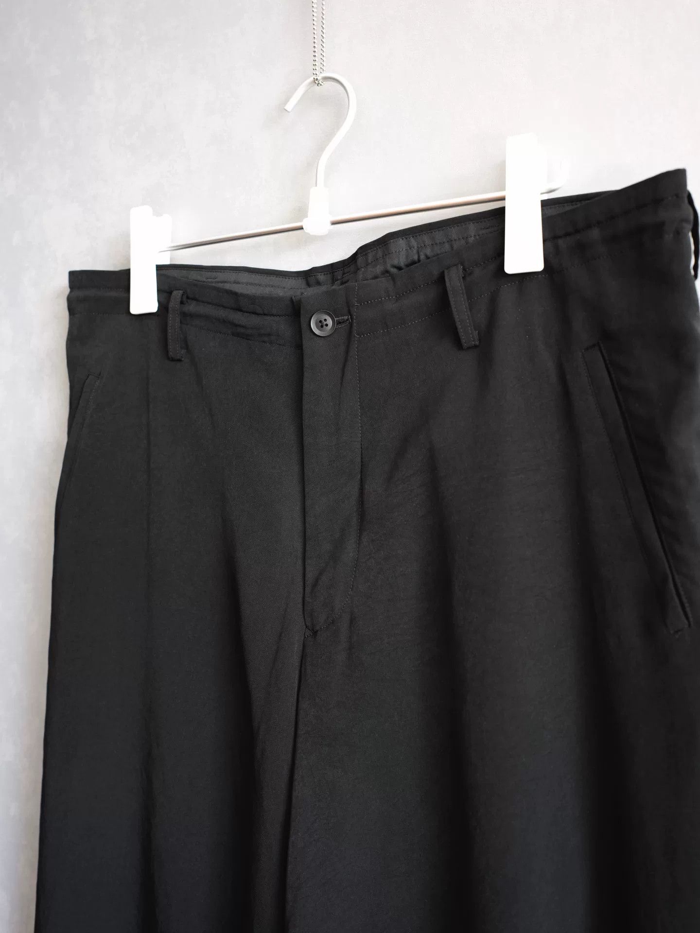 Yohji Yamamoto Yohji Yamamoto 24SS Black Straight Pants Size 28" / US 6 / IT 42 - 3 Thumbnail