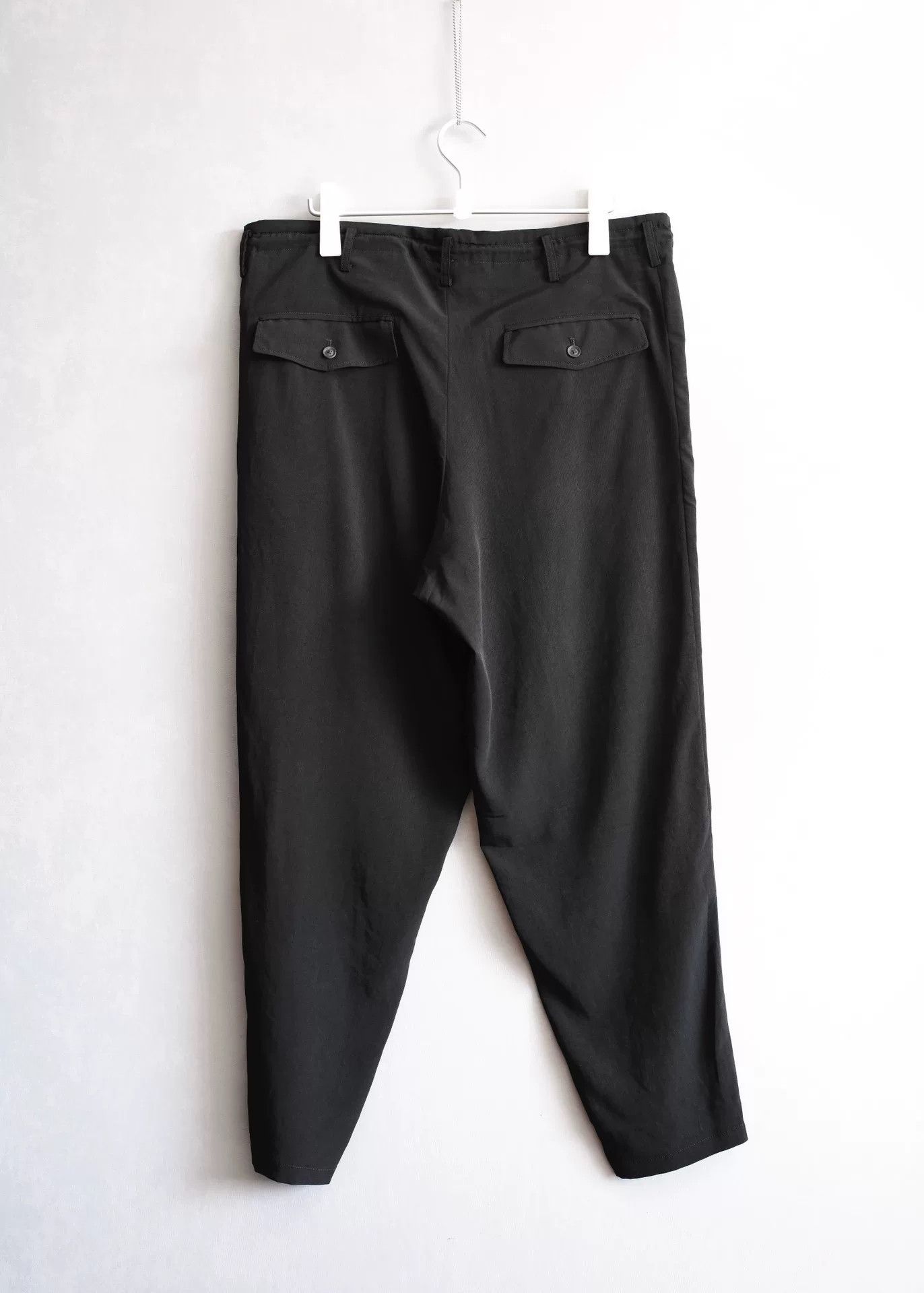 Yohji Yamamoto Yohji Yamamoto 24SS Black Straight Pants Size 28" / US 6 / IT 42 - 2 Thumbnail