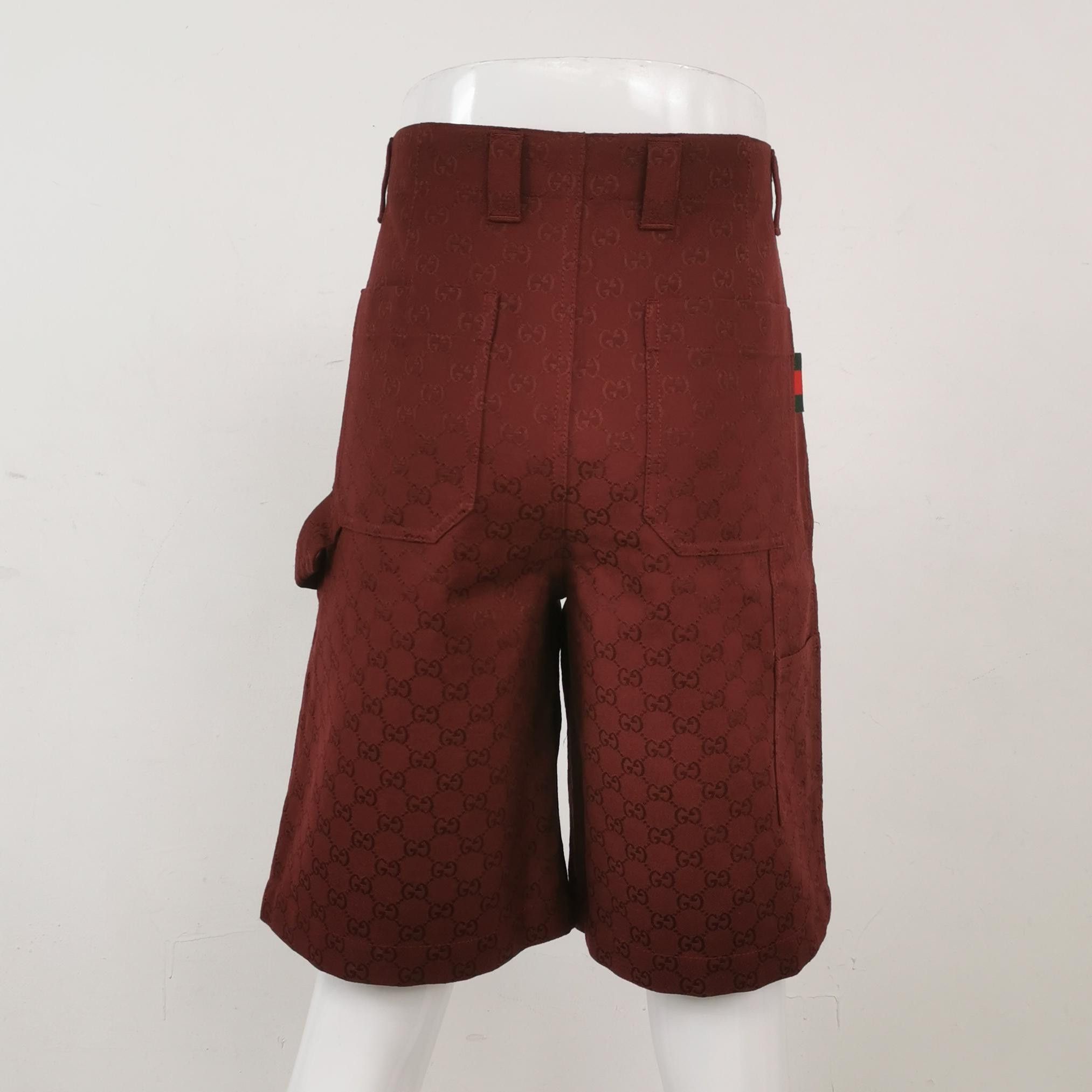 Gucci Gucci Cotton Double G Pattern Shorts S/46 Size US 36 / EU 52 - 4 Thumbnail