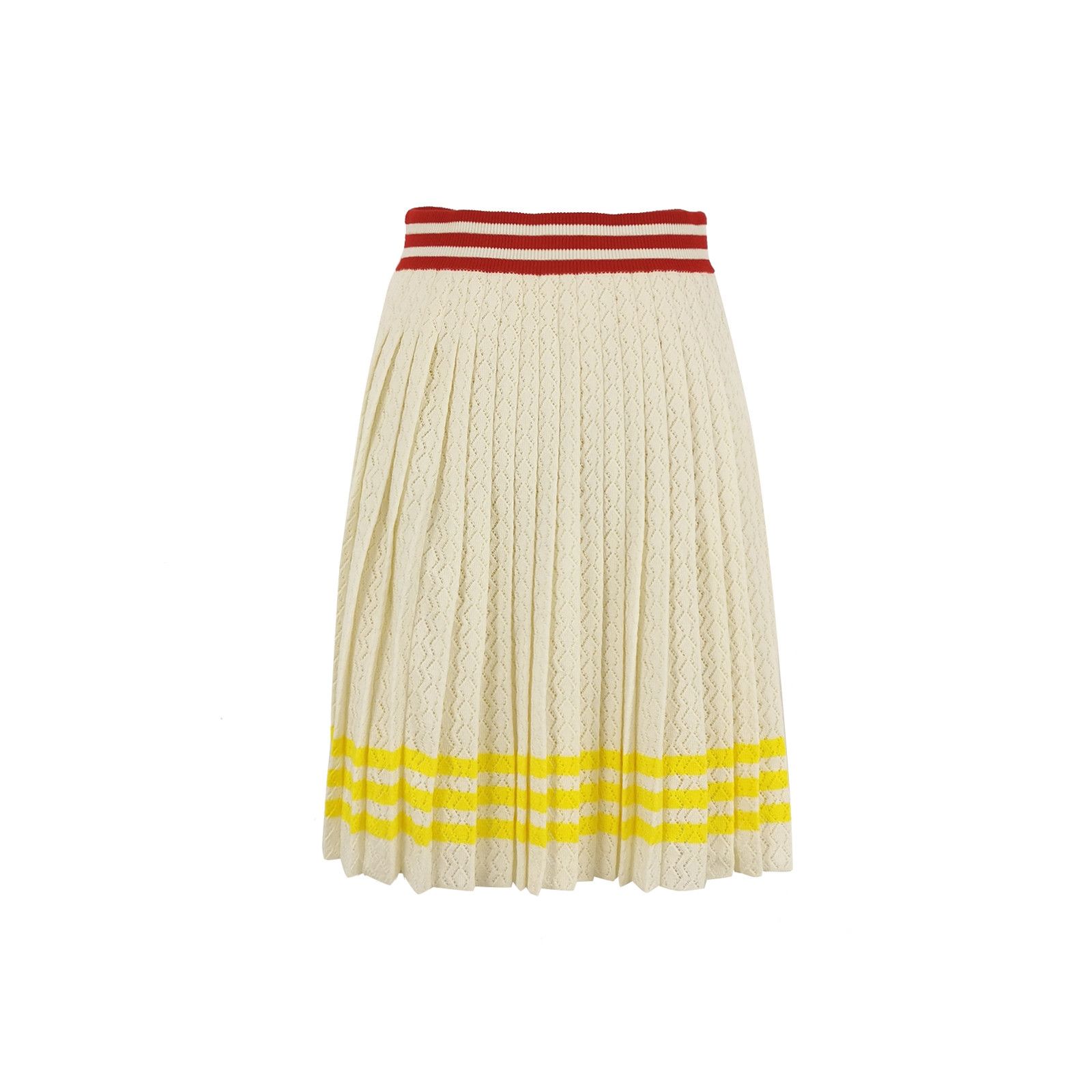 Gucci Gucci x adidas Pleated Striped Skirt S Size 24" / US 00 / IT 34 - 2 Thumbnail