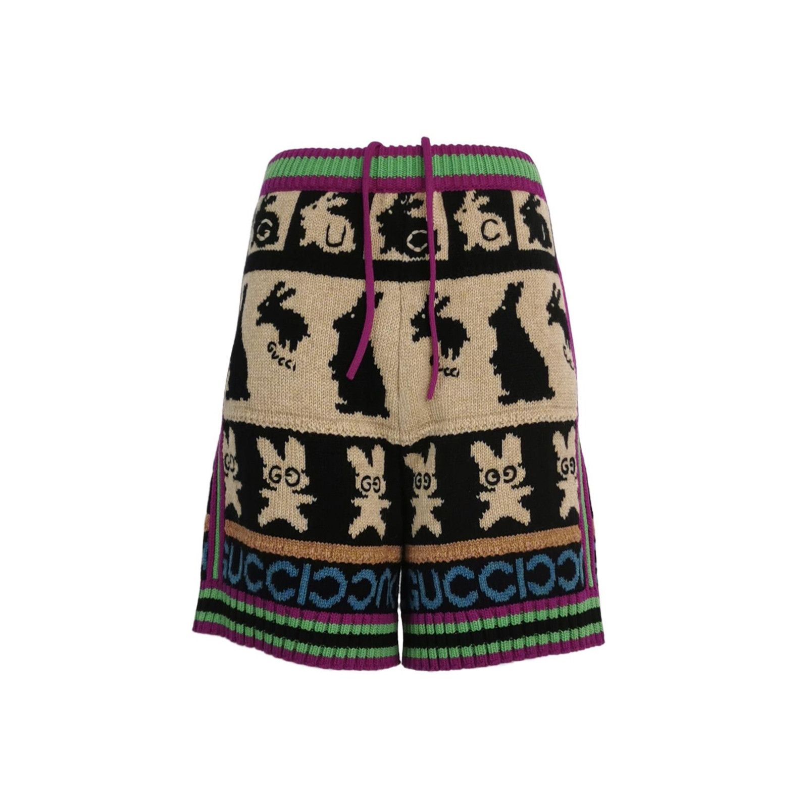 Gucci Gucci Wool-Cotton Colorblock Shorts XXS Size 22" - 2 Thumbnail