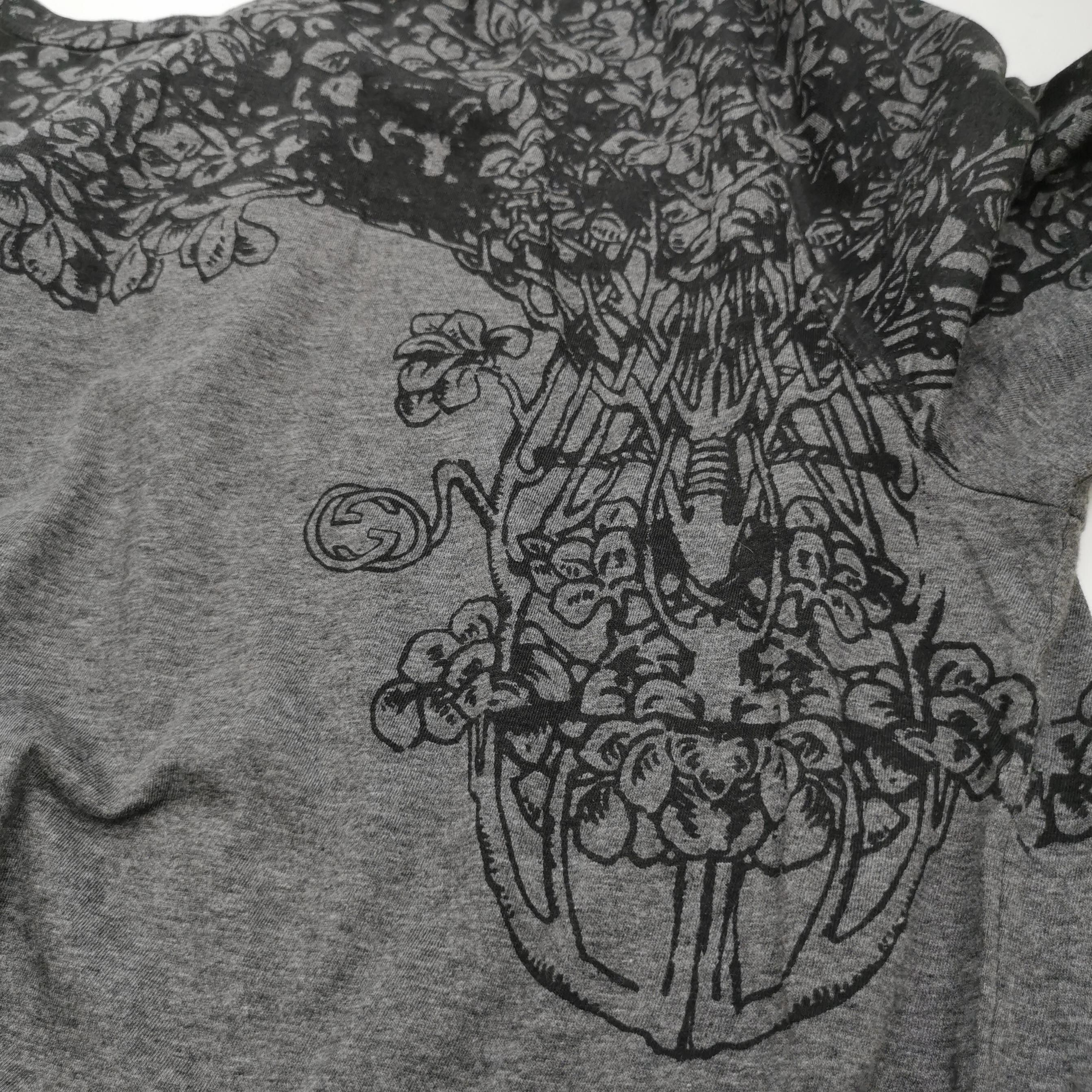 Gucci Gucci Cotton Crew Neck Graphic T-Shirt XXXL Size US XXL / EU 58 / 5 - 6 Thumbnail
