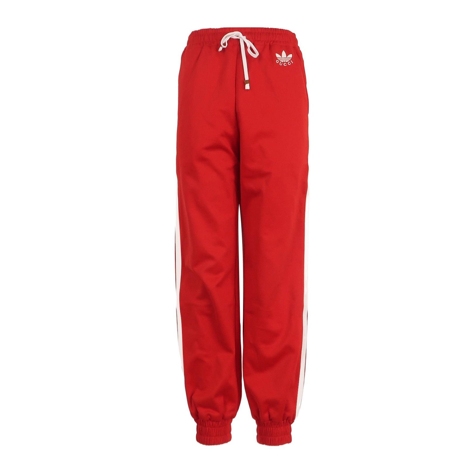 Gucci Gucci x adidas Red Track Pants with White Stripes Size 24" / US 00 / IT 34 - 2 Thumbnail