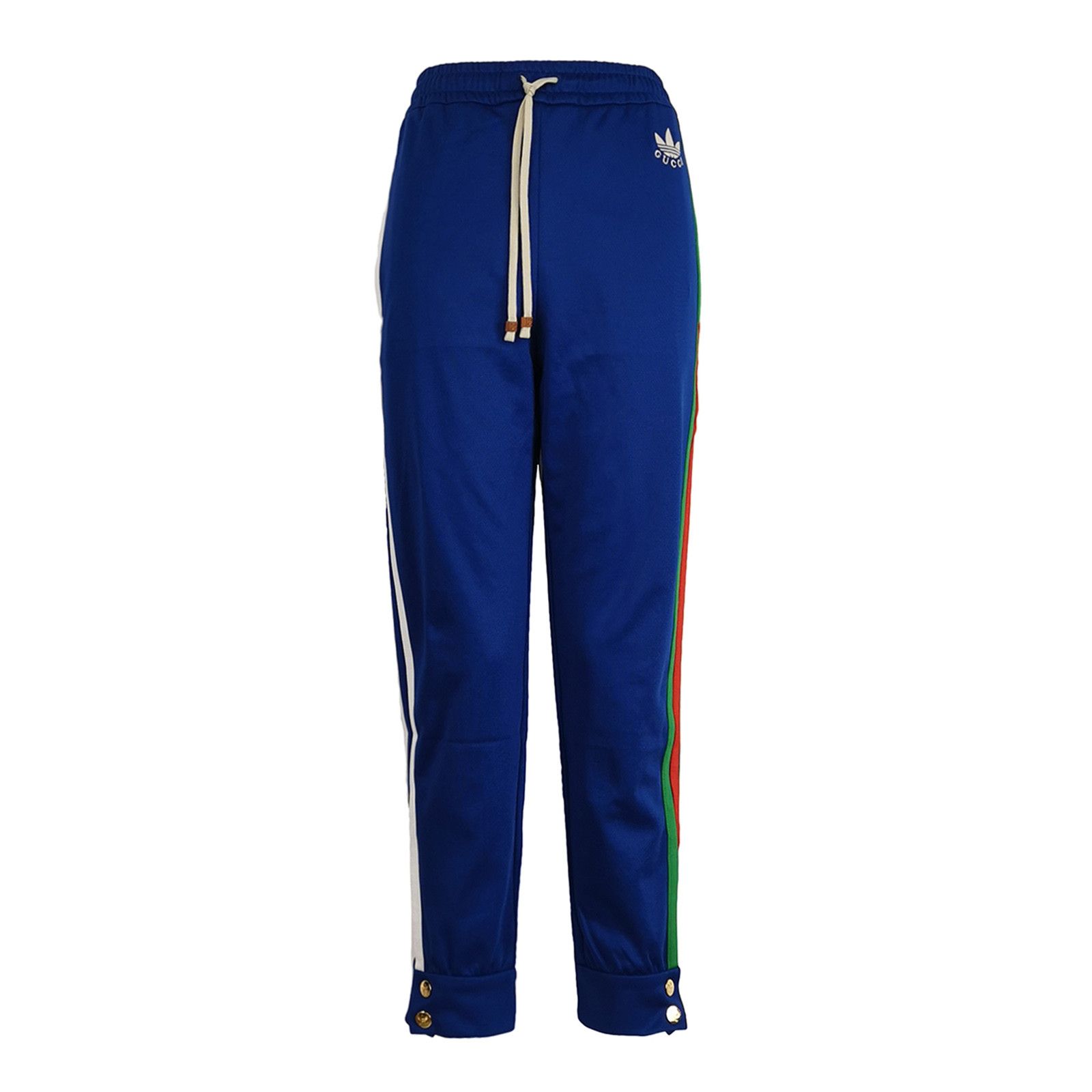 Gucci Gucci x adidas Collaborative Blue Stripe Pants XS Size 24" / US 00 / IT 34 - 2 Thumbnail