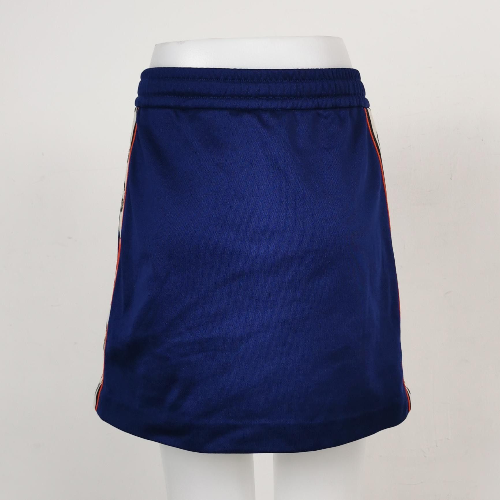 Gucci Gucci XS Cotton Interlocking G Logo Color-Block Skirt Size 24" / US 00 / IT 34 - 4 Thumbnail