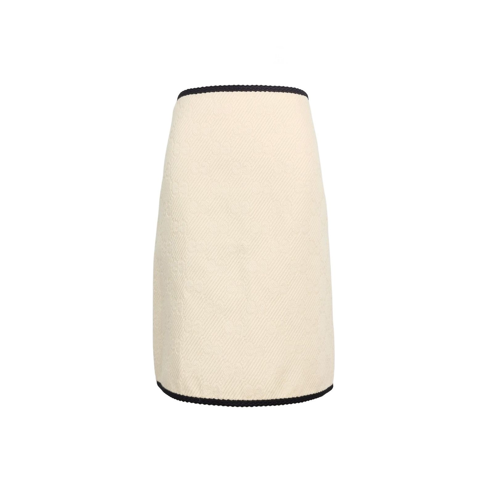 Gucci Gucci Wool-Silk Blend Beige Pencil Skirt XXS Size 24" / US 00 / IT 34 - 2 Thumbnail