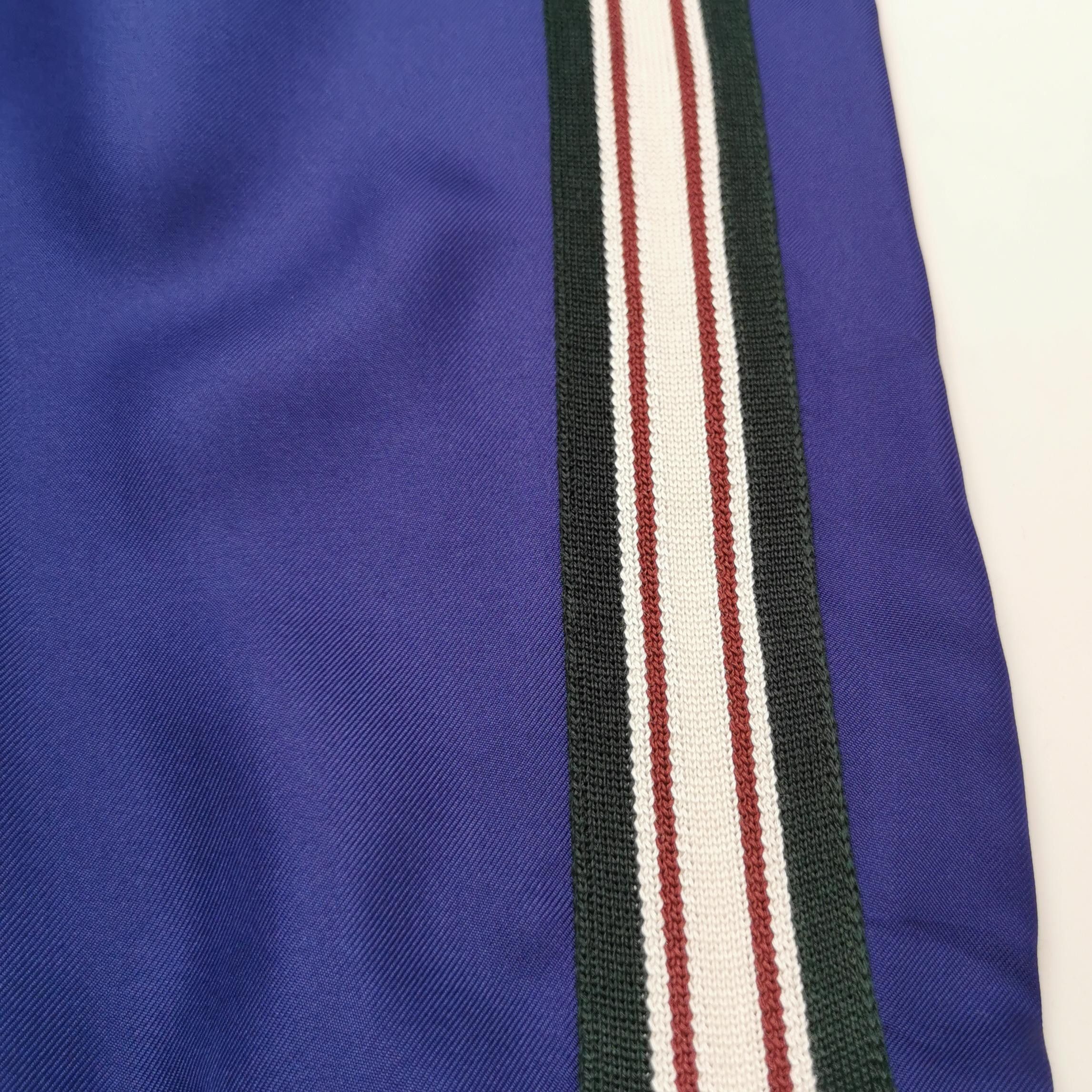 Prada Prada Silk Contrast Stripe Logo Pants (L) Size US 32 / EU 48 - 7 Thumbnail