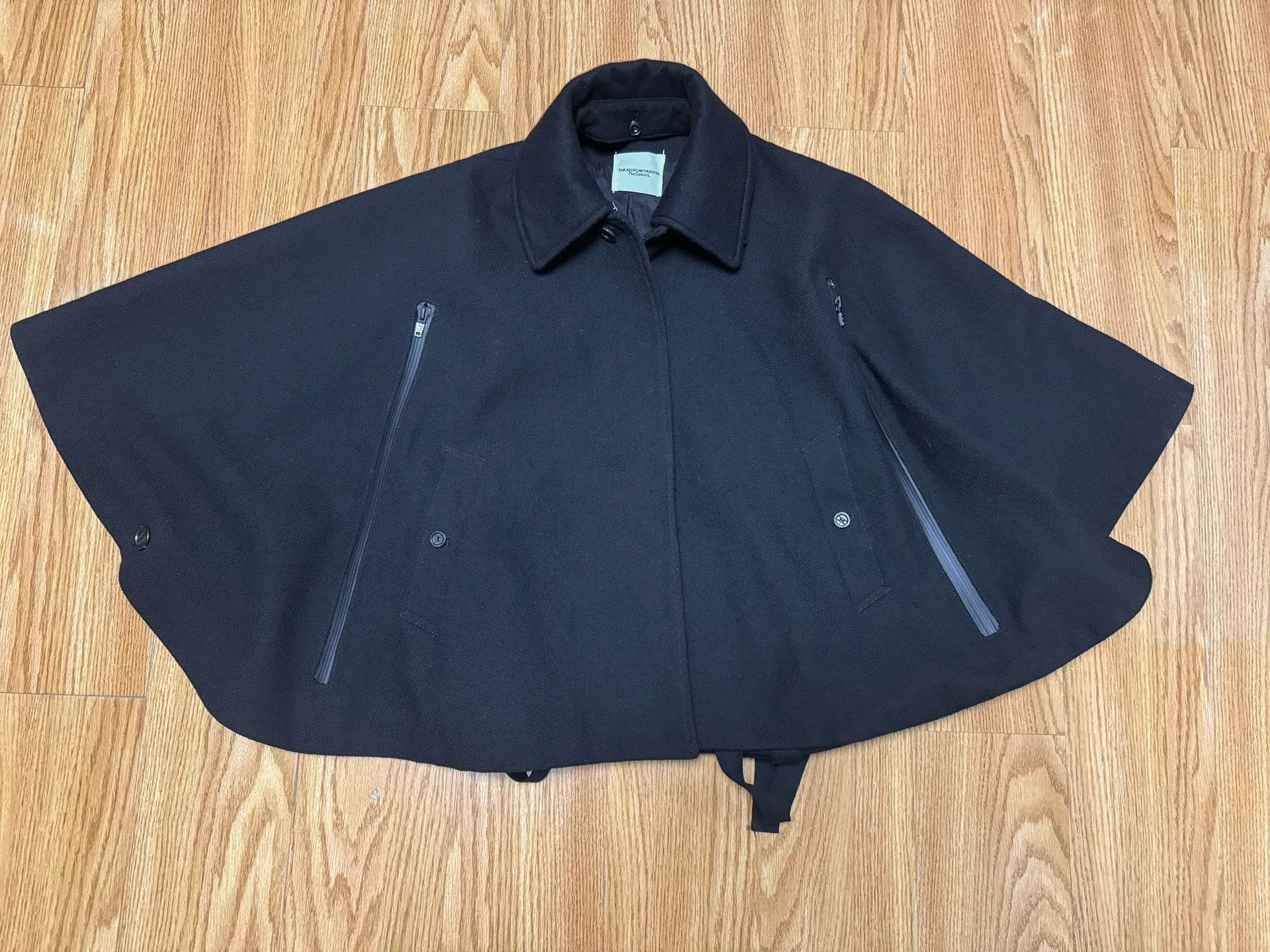 Takahiromiyashita The Soloist. The Soloist Double-Layer Cape Shirt Size US M / EU 48-50 / 2 - 2 Thumbnail