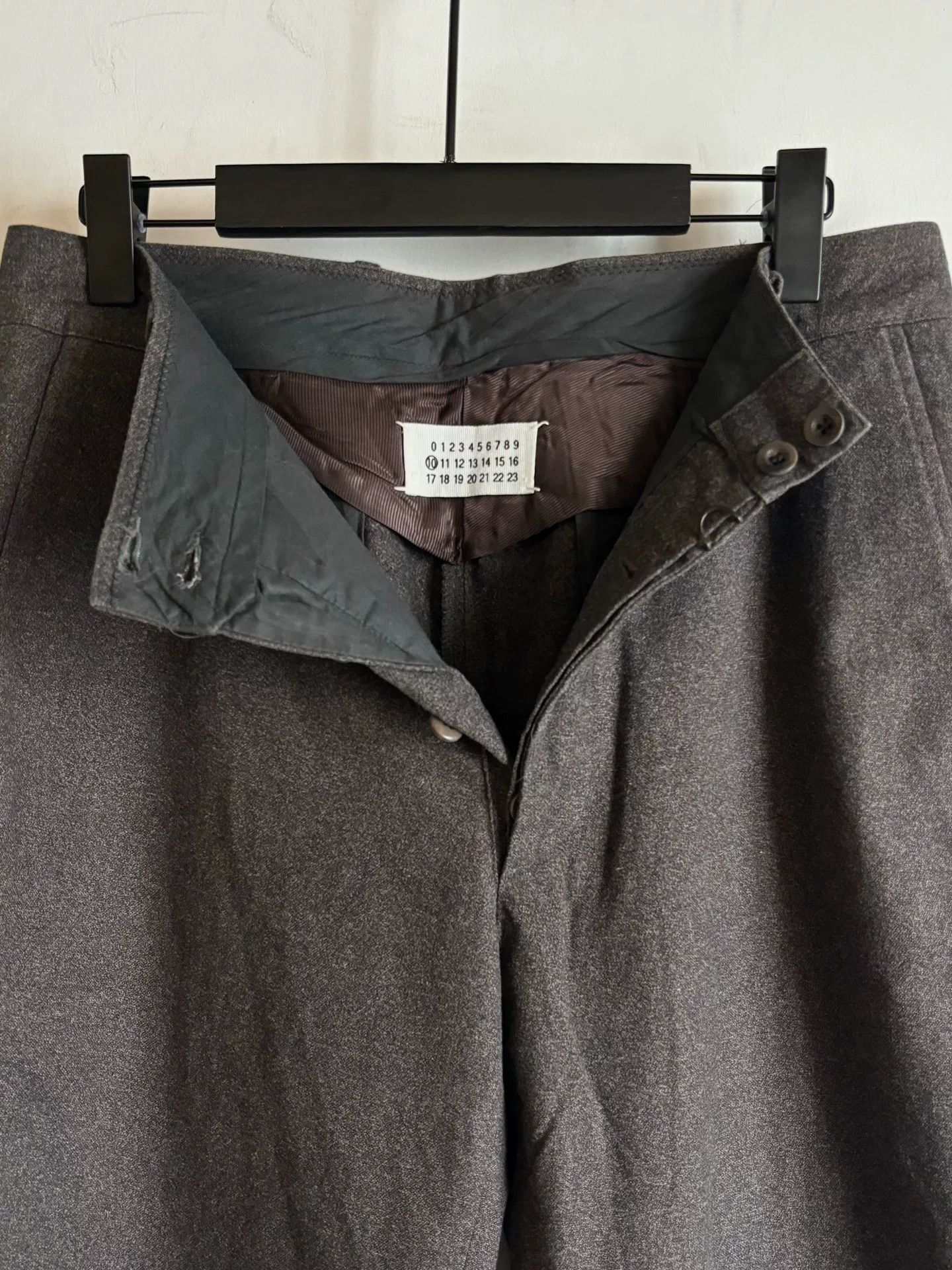 Maison Margiela Maison Martin Margiela Mouse Skin Flared Pants Size US 38 / EU 54 - 5 Thumbnail
