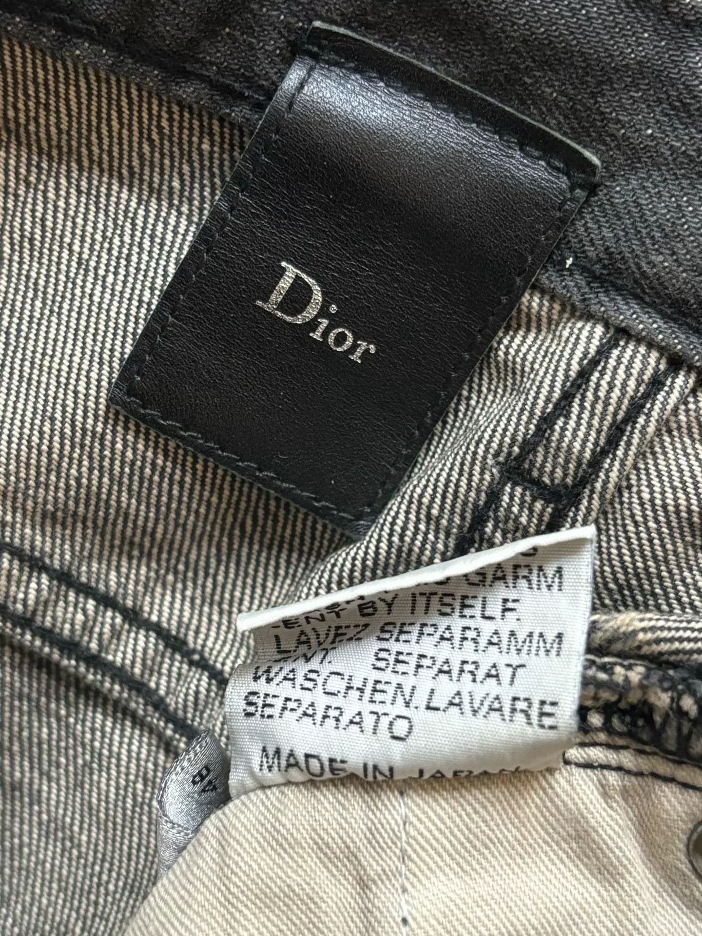 Dior Dior Homme SS 2003 Black Denim Pants Size US 32 / EU 48 - 5 Thumbnail