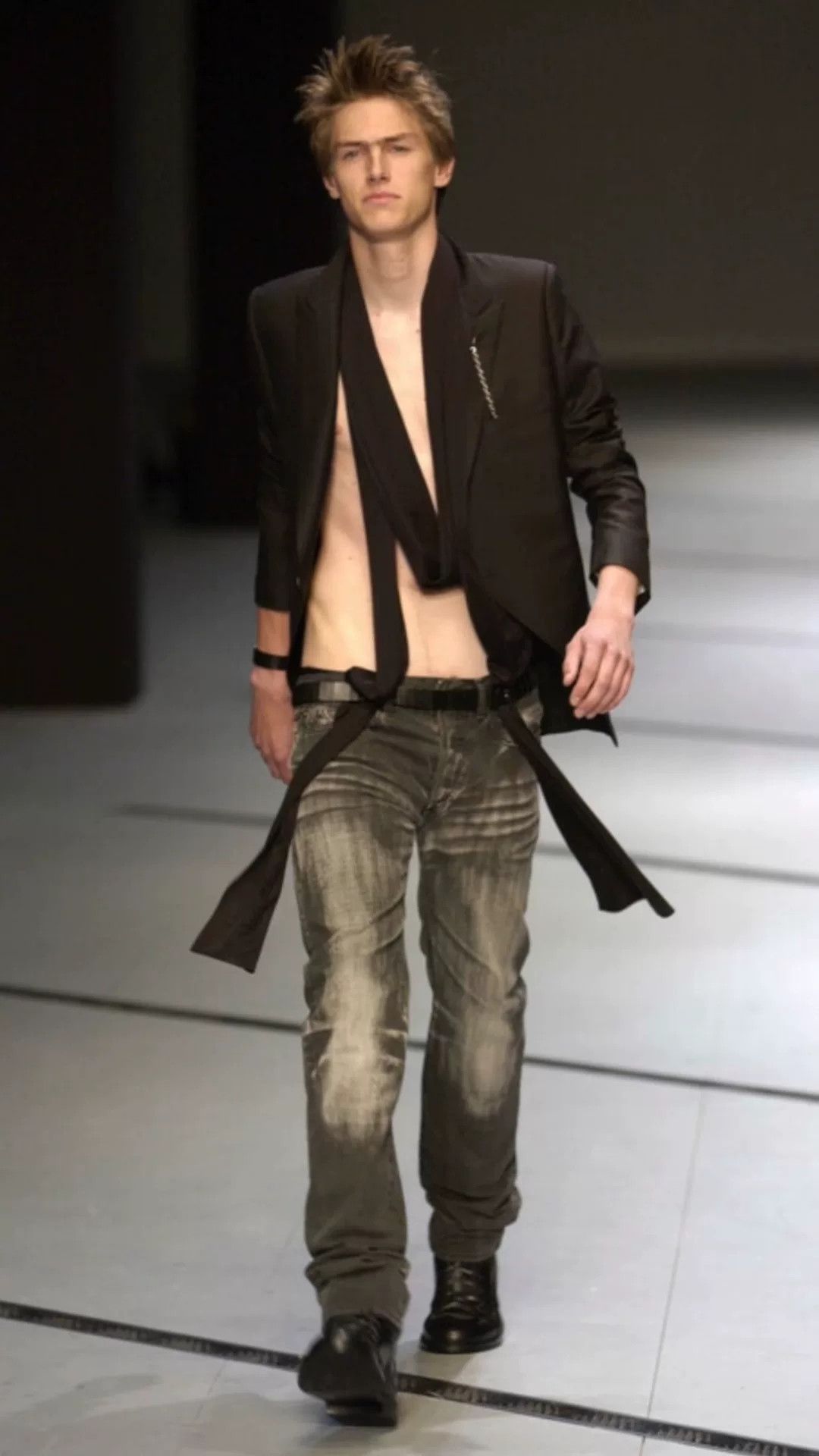 Dior Dior Homme SS 2003 Black Denim Pants Size US 32 / EU 48 - 6 Thumbnail