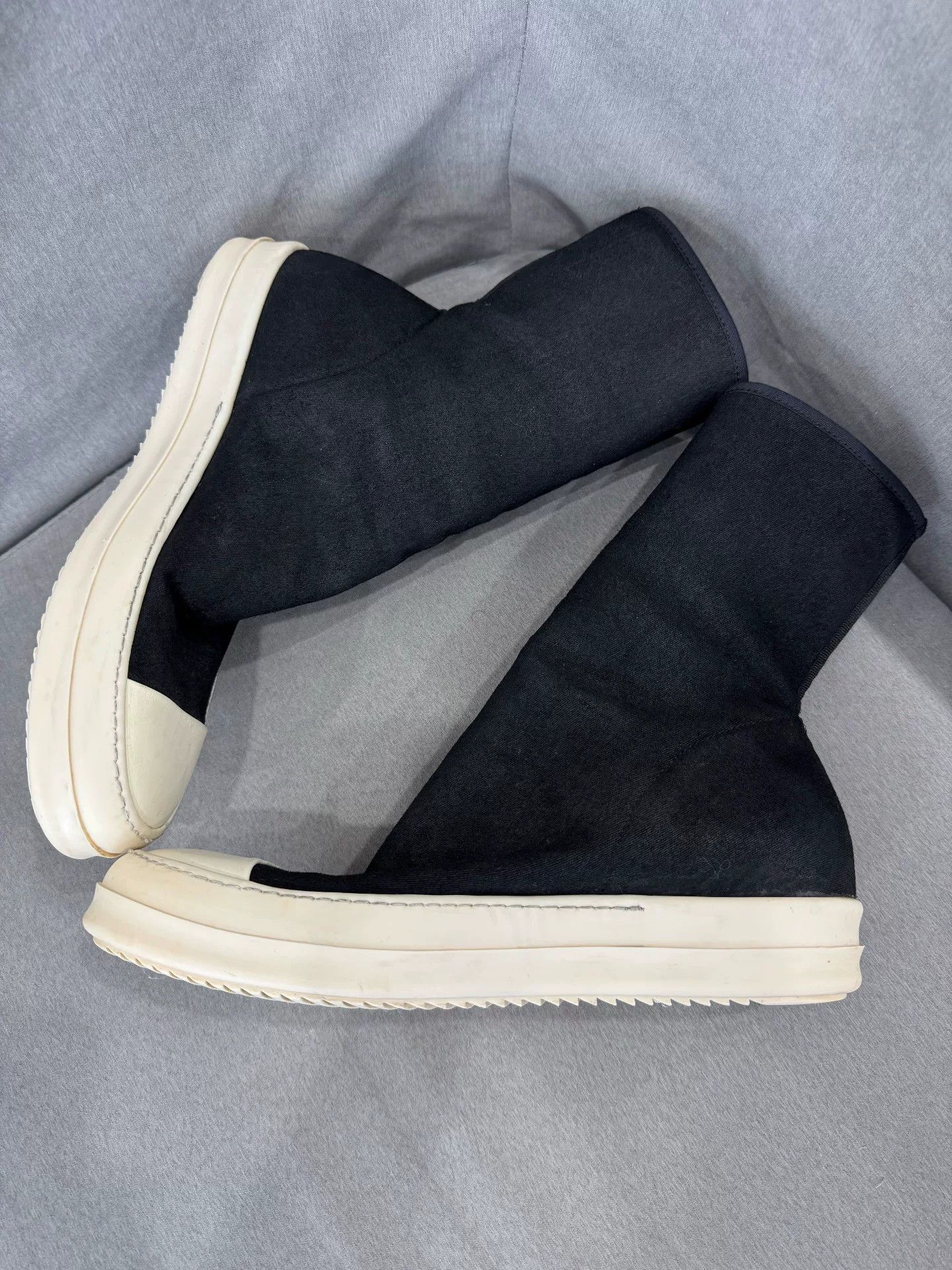 Rick Owens Rick Owens Men's Waxed Boots Size 42 Size US 9 / EU 42 - 4 Thumbnail