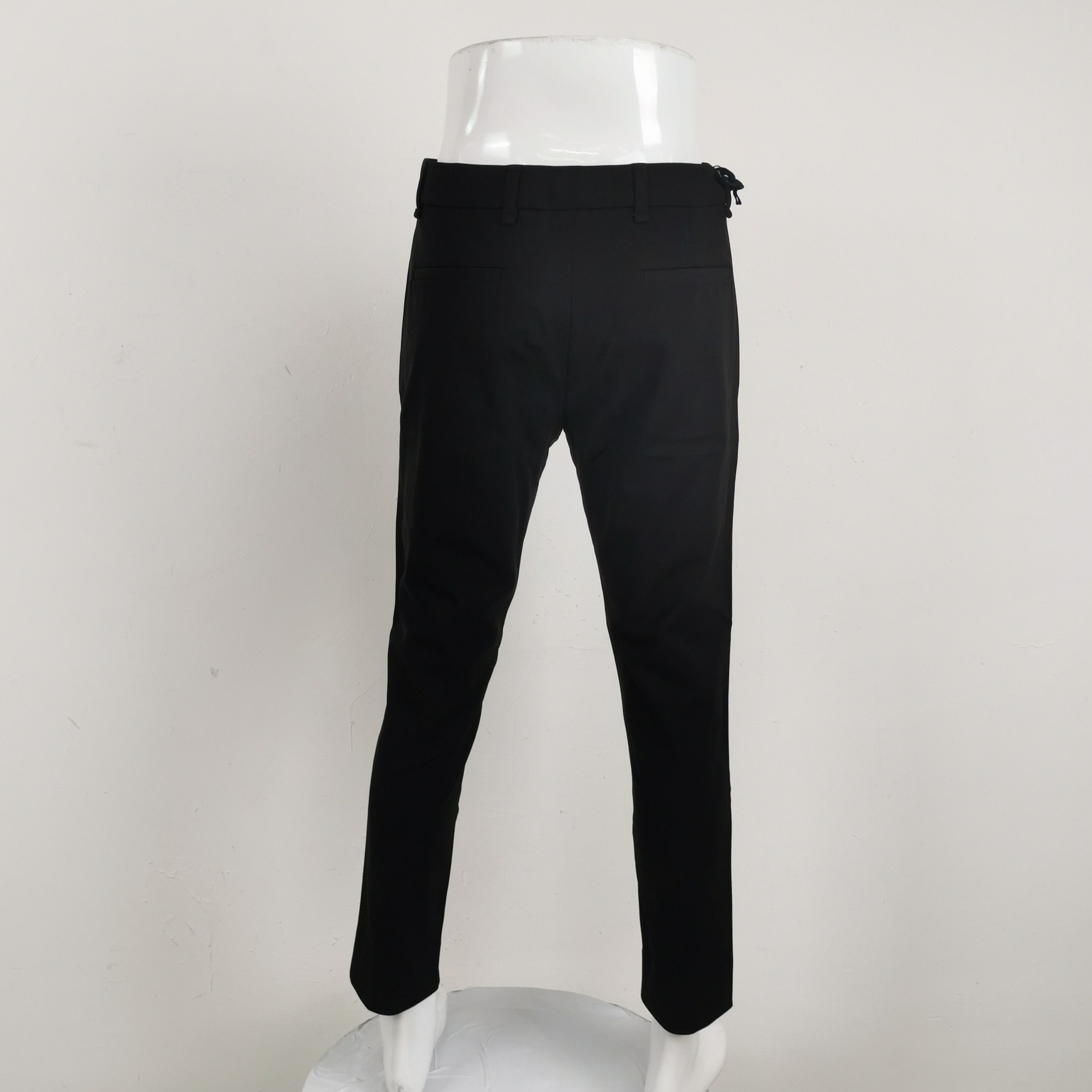 Moncler Moncler Solid Black Straight-Leg Pants Size 46 Size US 36 / EU 52 - 3 Thumbnail