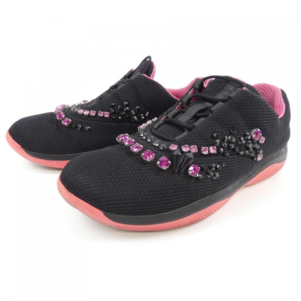 Prada Prada Prada Sneakers Leather Shoes DUTY FREE for USA Size ONE SIZE - 3 Thumbnail