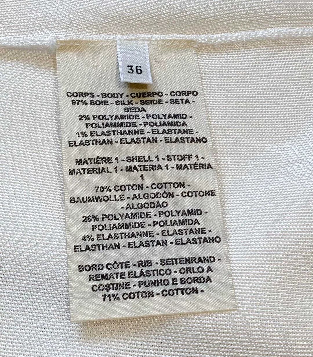 Hermes Hermes Beige Ruffle Knit Top Size US S / EU 44-46 / 1 - 7 Thumbnail