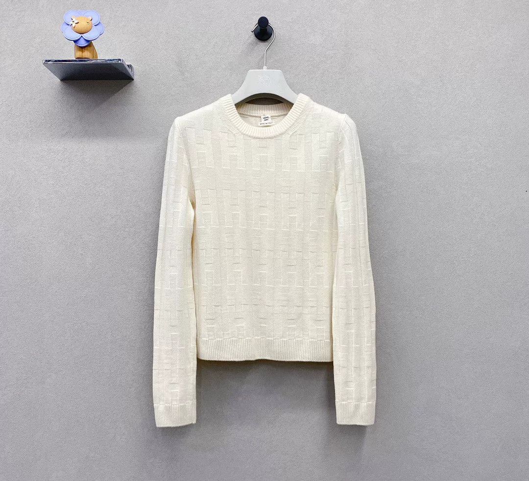 Hermes Hermes Beige Knit Sweater Size 36 Size US S / EU 44-46 / 1 - 2 Thumbnail