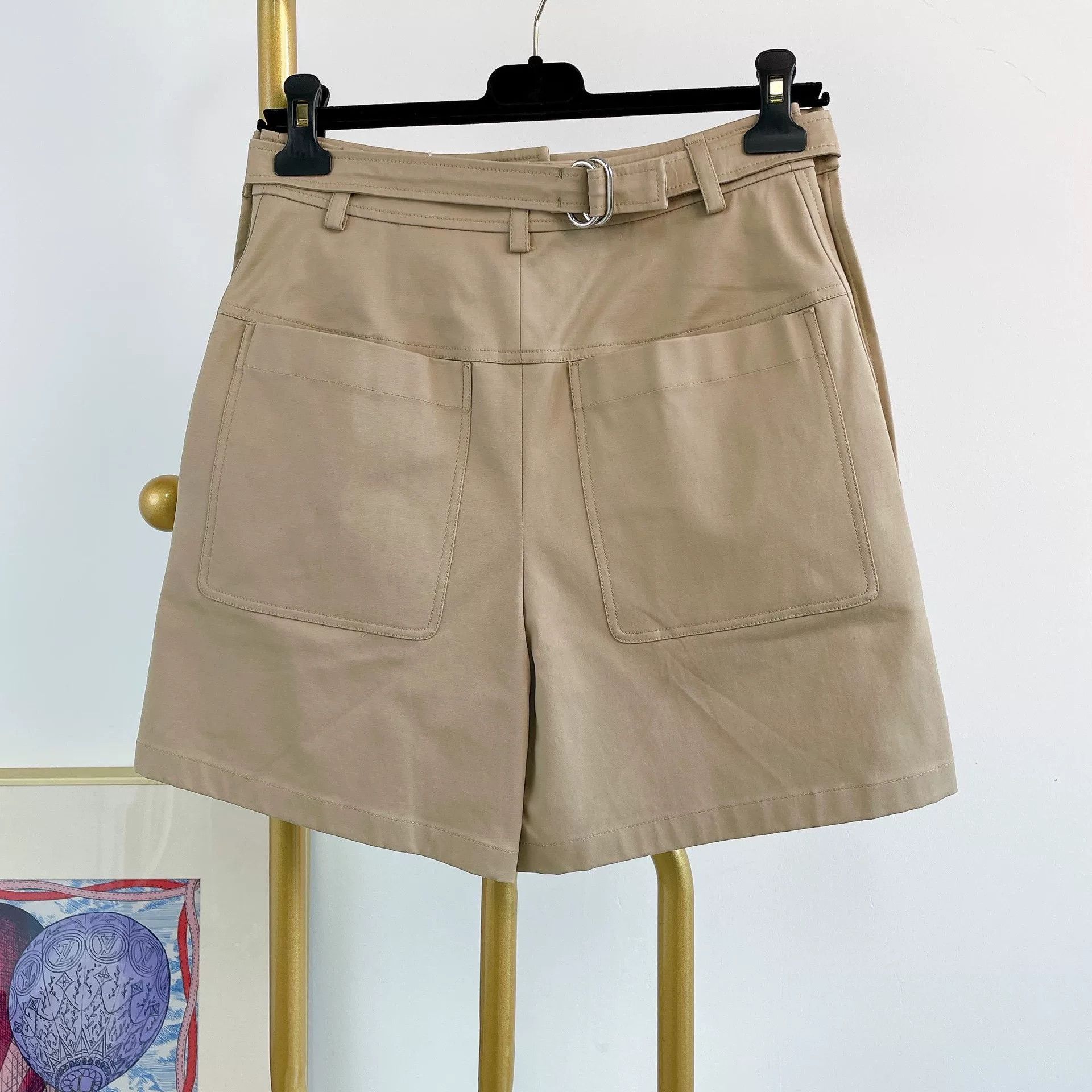 Hermes Hermes Beige Shorts Size 36 Size US 36 / EU 52 - 2 Thumbnail