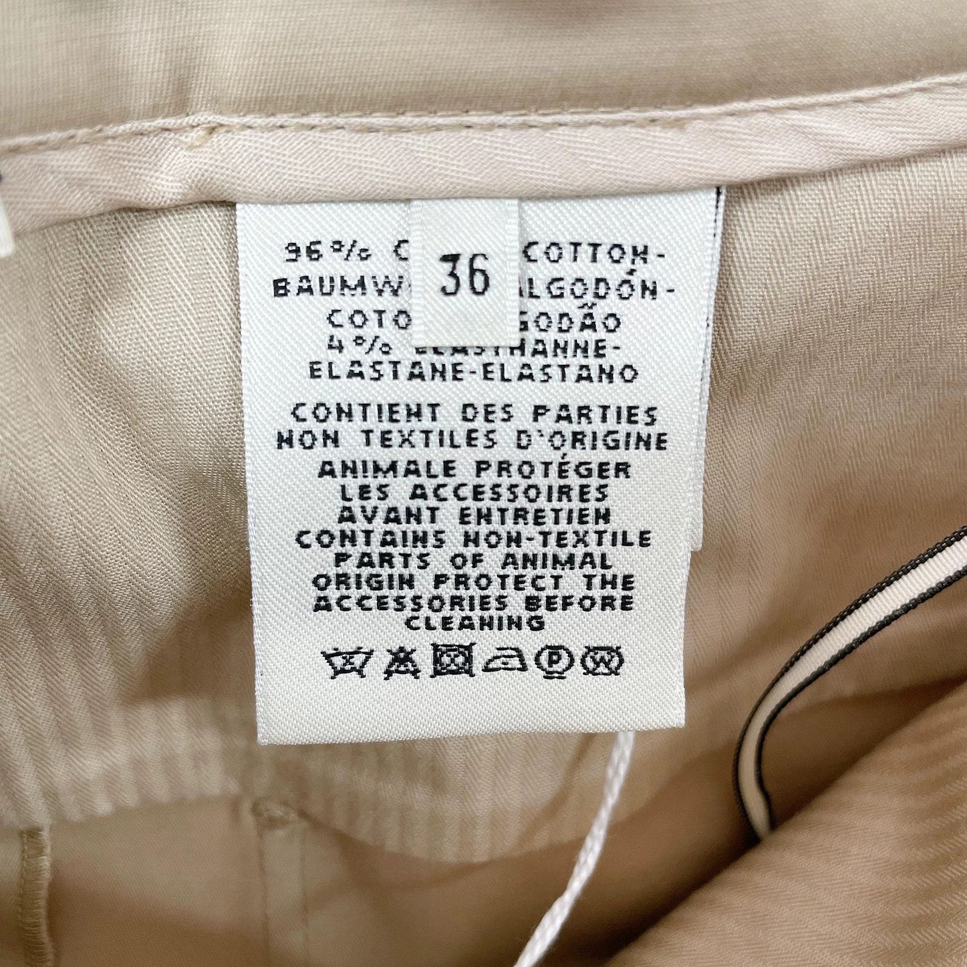 Hermes Hermes Beige Shorts Size 36 Size US 36 / EU 52 - 6 Thumbnail