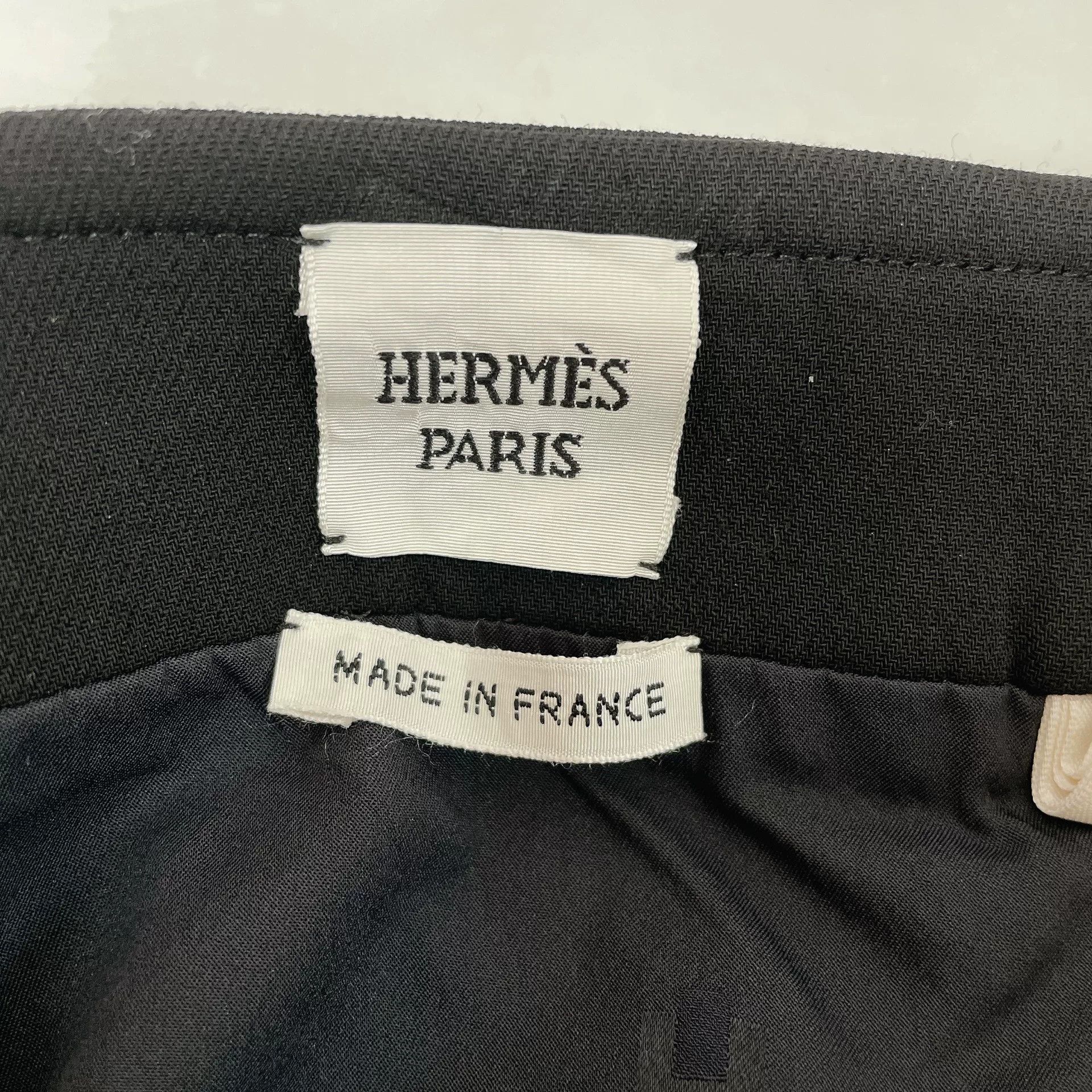 Hermes Hermes Black Knee-Length Skirt Size 38 Size US 38 / EU 54 - 5 Thumbnail