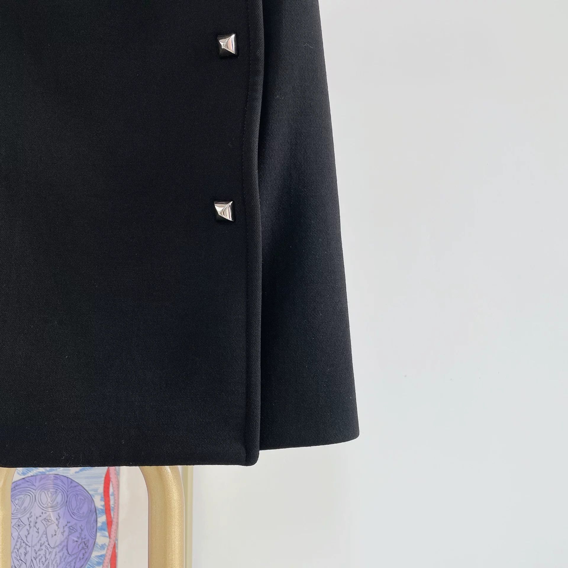 Hermes Hermes Black Knee-Length Skirt Size 38 Size US 38 / EU 54 - 4 Thumbnail