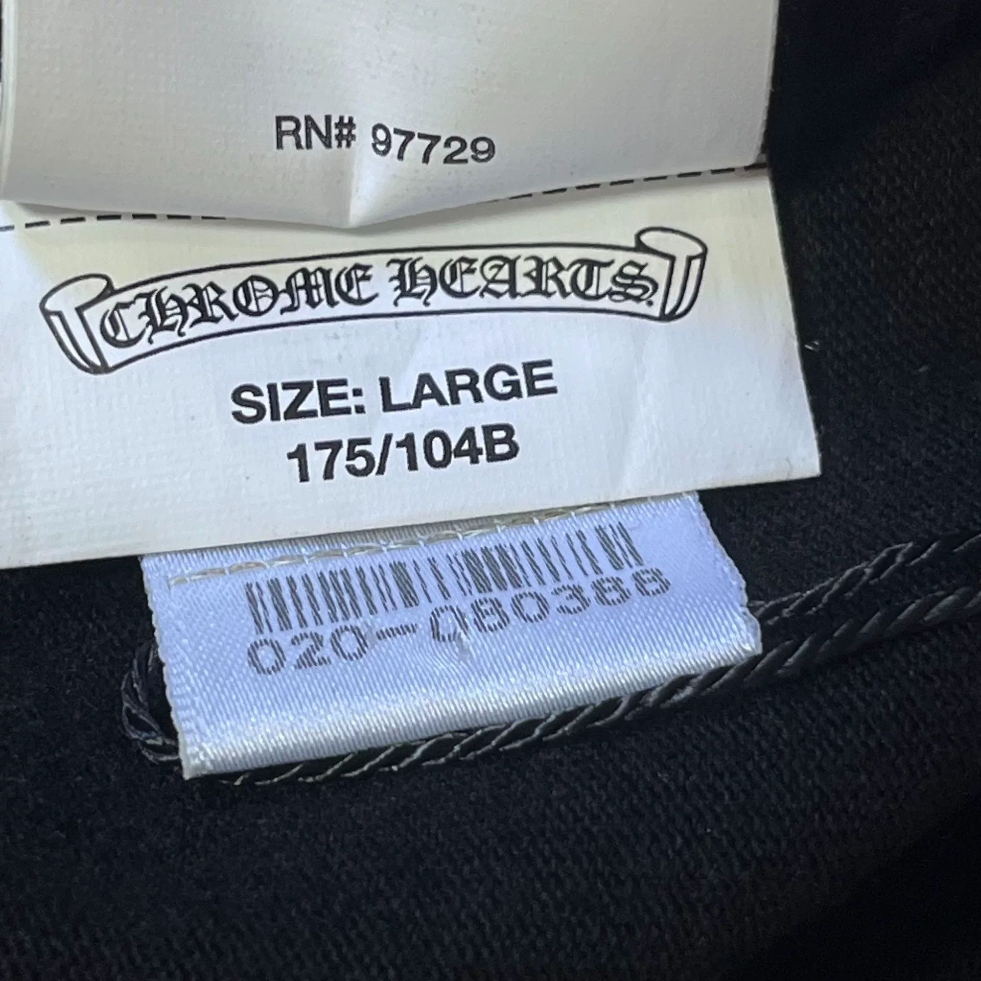 Chrome Hearts chrome hearts black long sleeve t-shirt Size US L / EU 52-54 / 3 - 5 Thumbnail