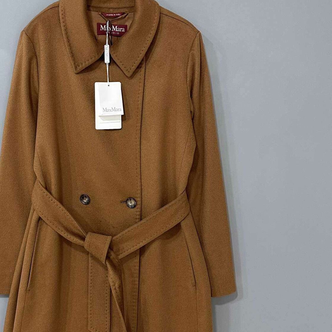 Max Mara caramel collar cashmere coat by MaxMara Size US L / EU 52-54 / 3 - 2 Thumbnail