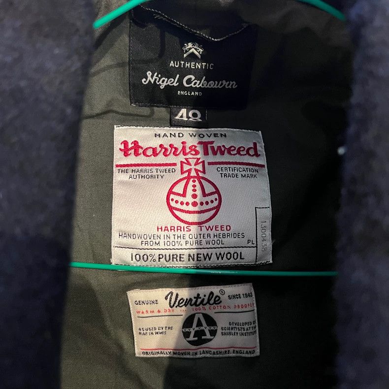 Nigel Cabourn Nigel Cabourn x Harris Tweed Wool Coat Size US M / EU 48-50 / 2 - 6 Thumbnail