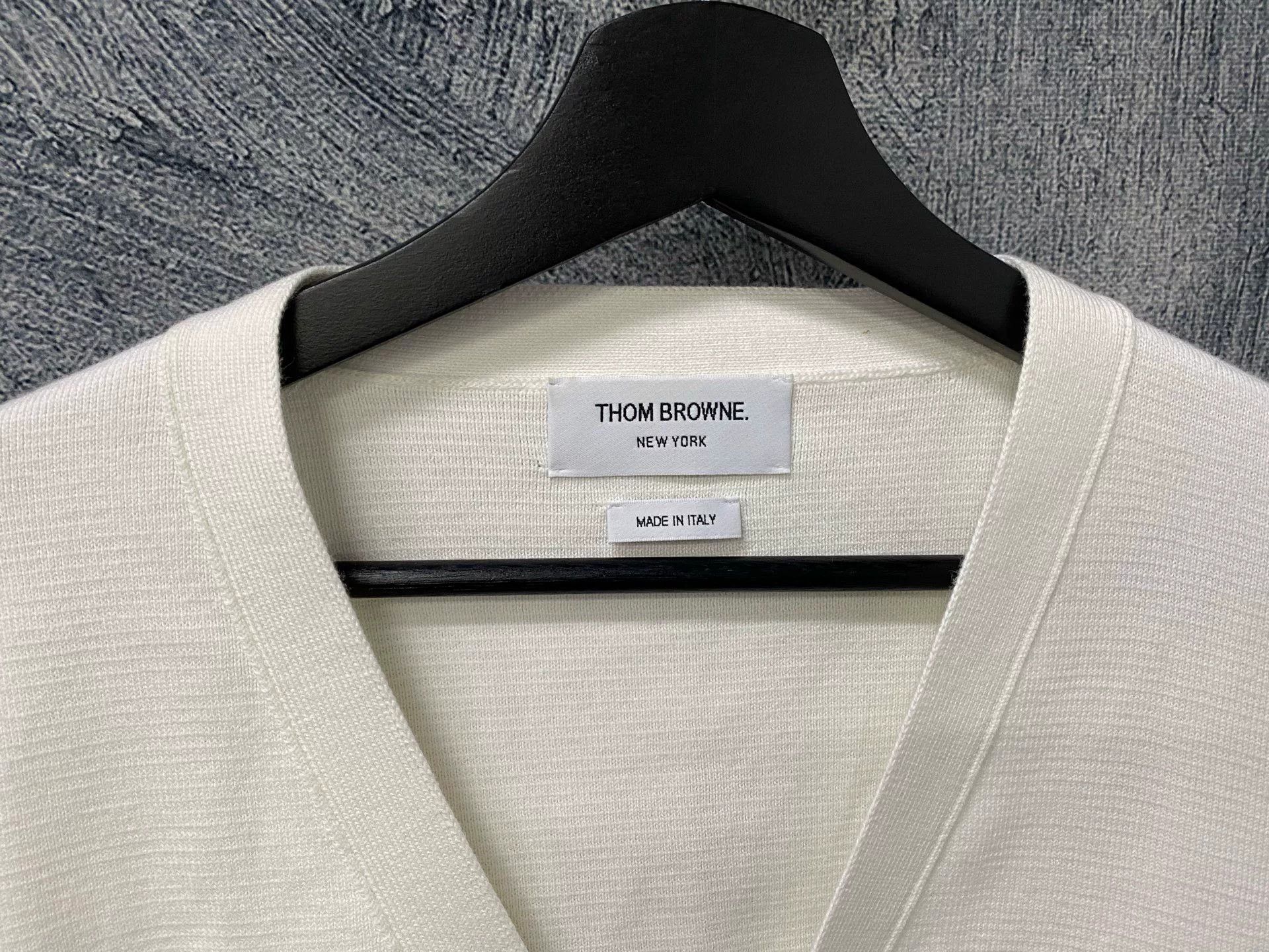 Thom Browne THOM BROWNE Logo Stripe Cardigan Sweater Size US M / EU 48-50 / 2 - 3 Thumbnail