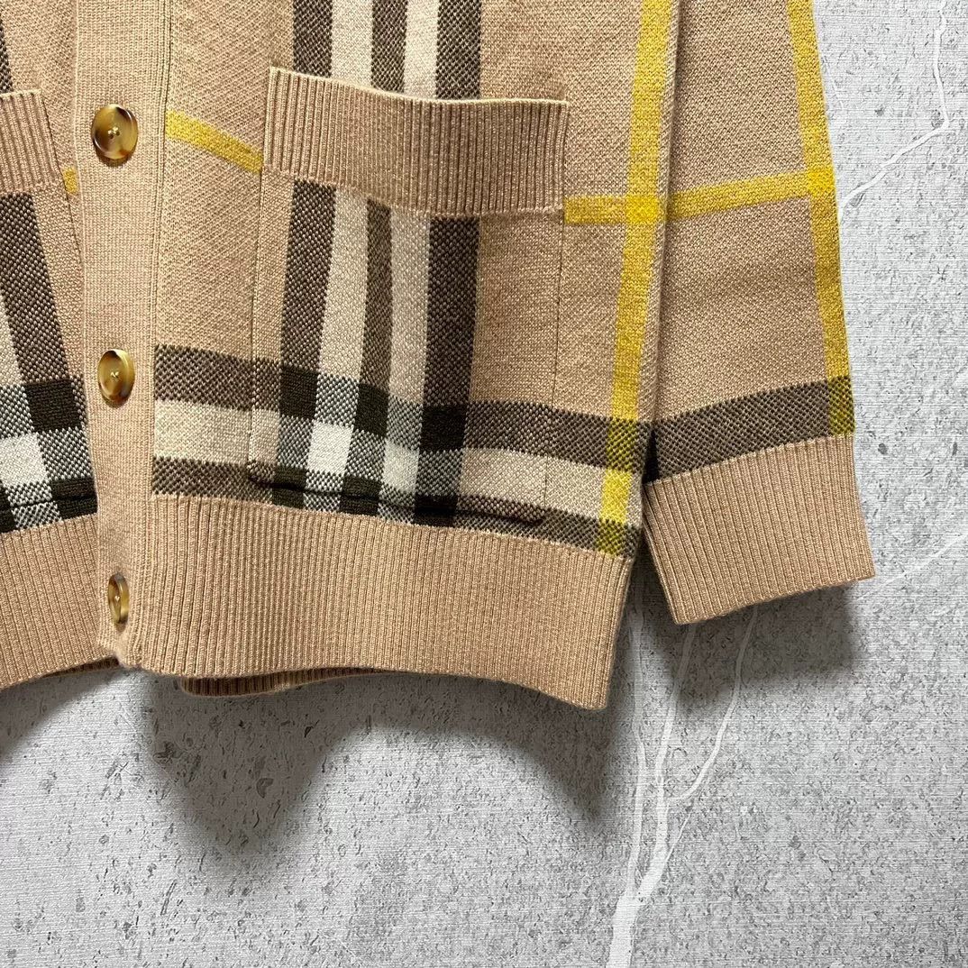 Burberry Burberry Men's Wool Plaid Cardigan Size US XS / EU 42 / 0 - 6 Thumbnail