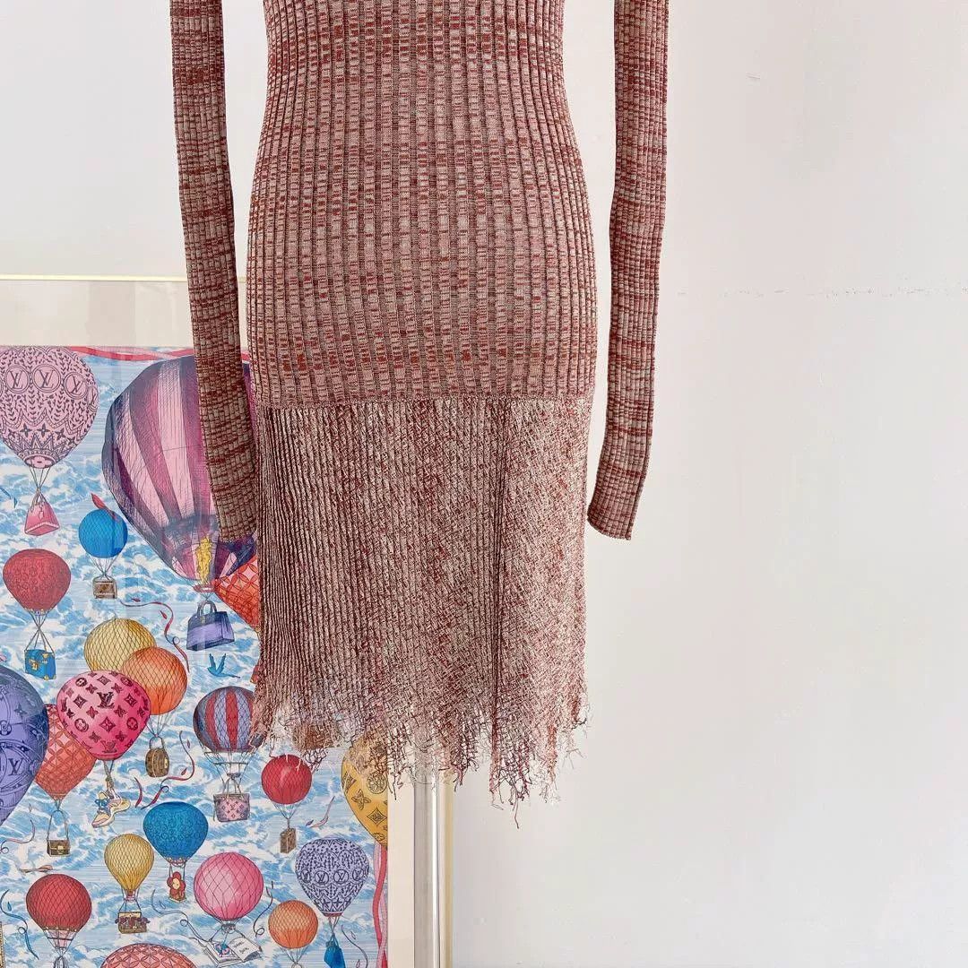 Dior Christian Dior Striped Knit Dress Size US M / EU 48-50 / 2 - 6 Thumbnail