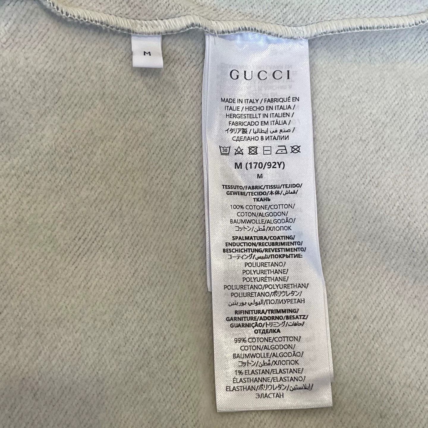 Gucci Gucci Silver Long-Sleeve Sweatshirt Size US M / EU 48-50 / 2 - 6 Thumbnail