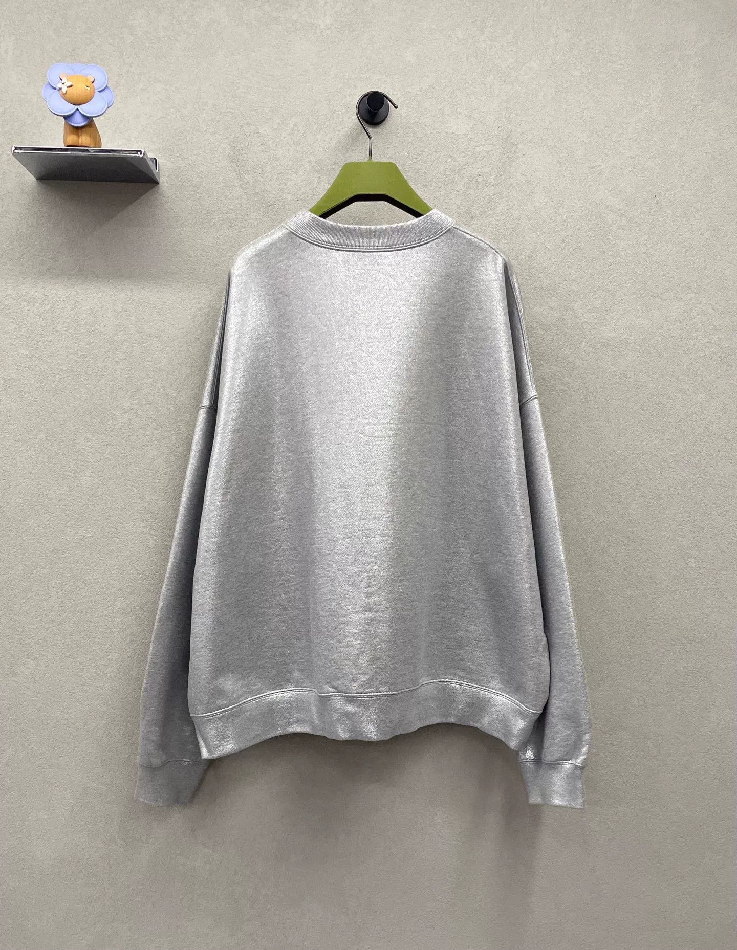 Gucci Gucci Silver Long-Sleeve Sweatshirt Size US M / EU 48-50 / 2 - 2 Thumbnail