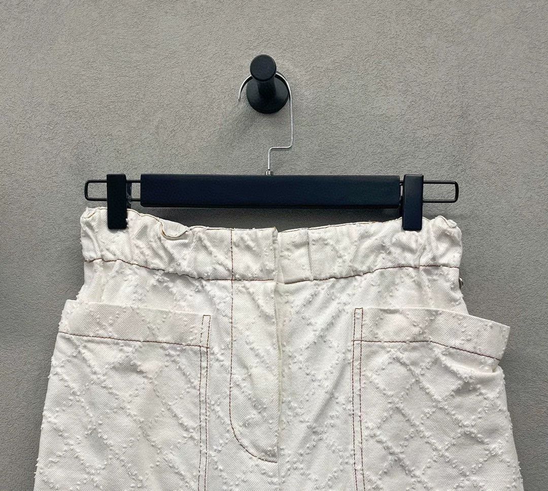 Chanel Chanel White Straight Jeans Size US 36 / EU 52 - 4 Thumbnail