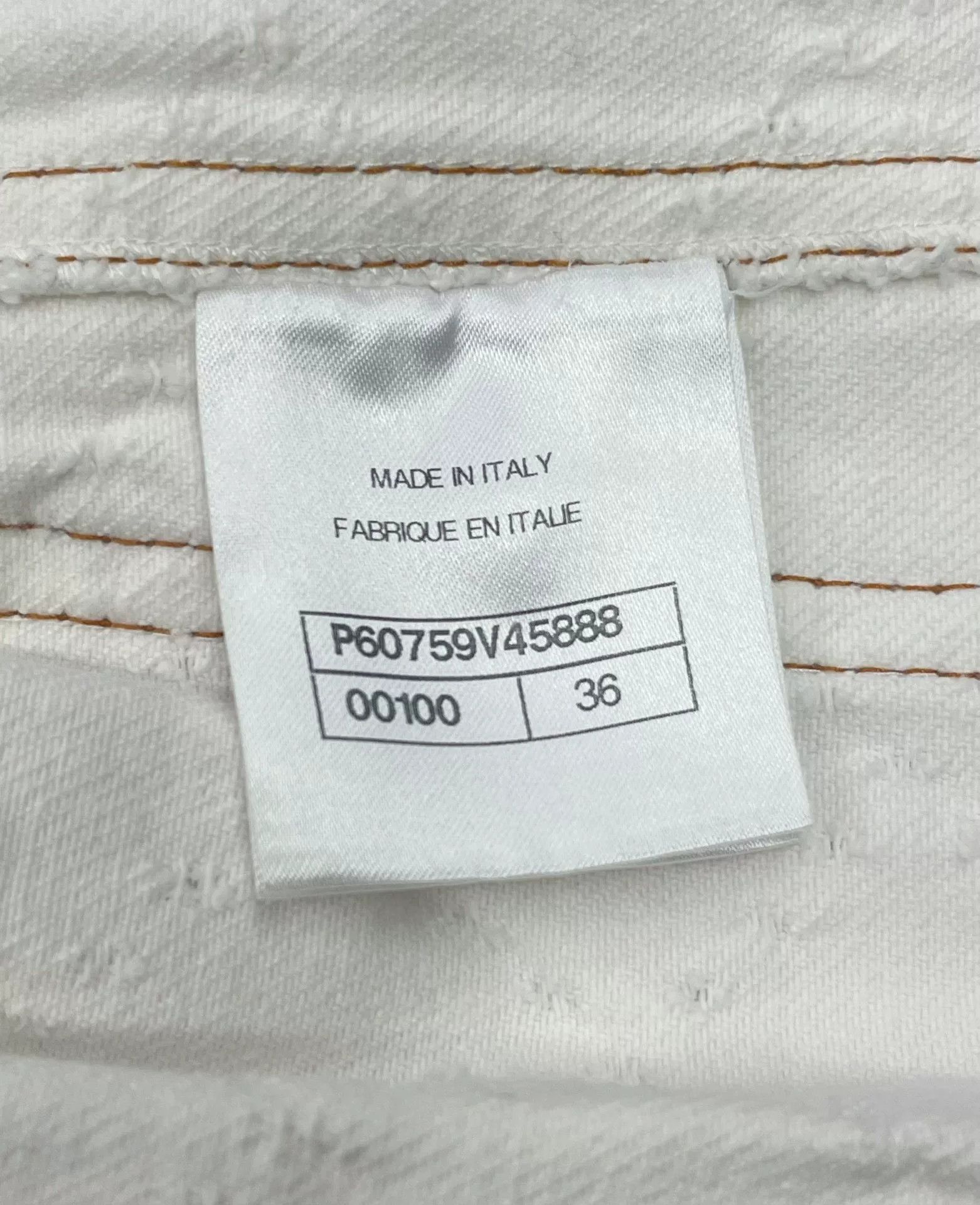 Chanel Chanel White Straight Jeans Size US 36 / EU 52 - 6 Thumbnail