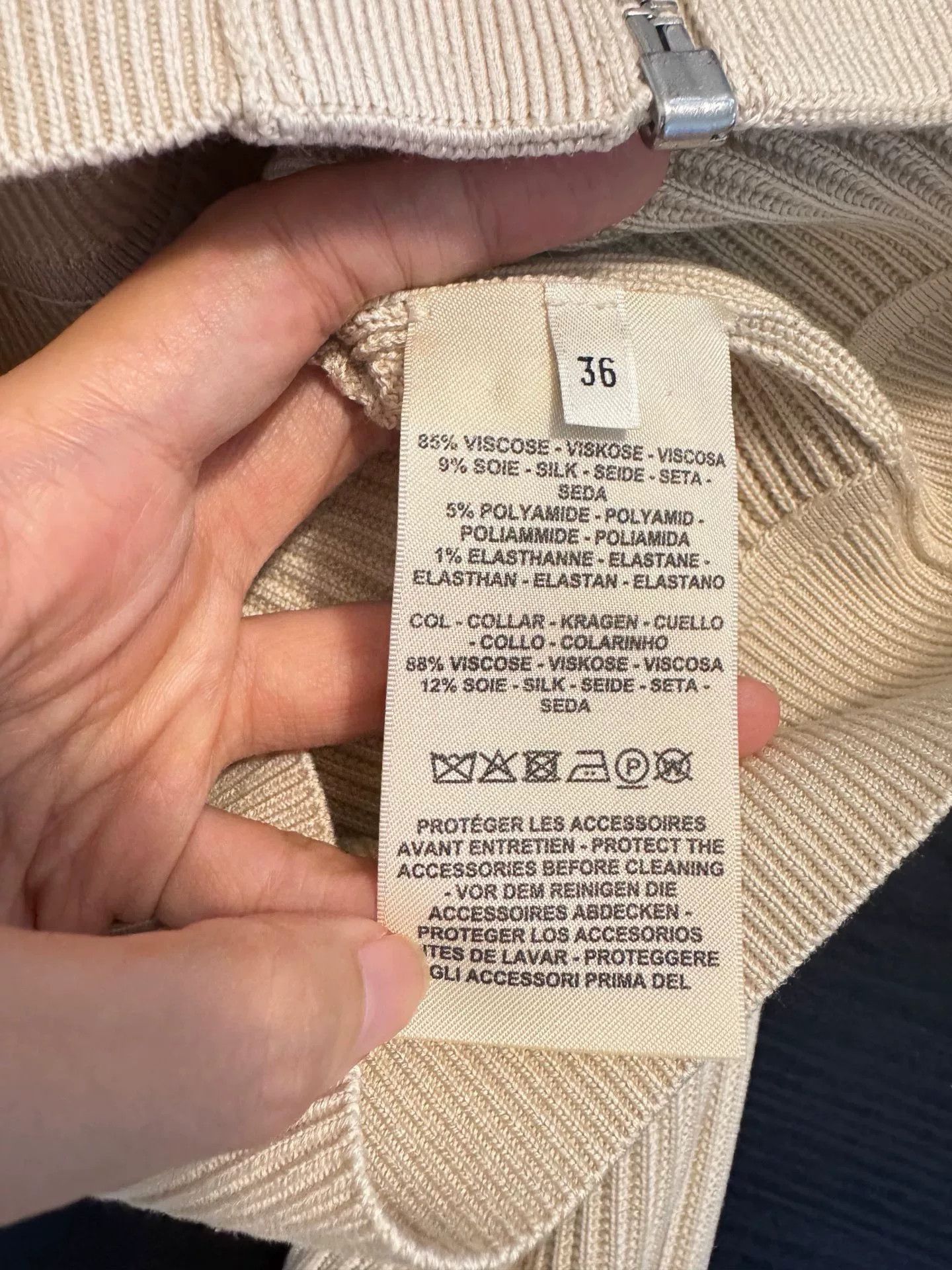 Hermes Hermes Knit Zip Cardigan Size US XS / EU 42 / 0 - 5 Thumbnail