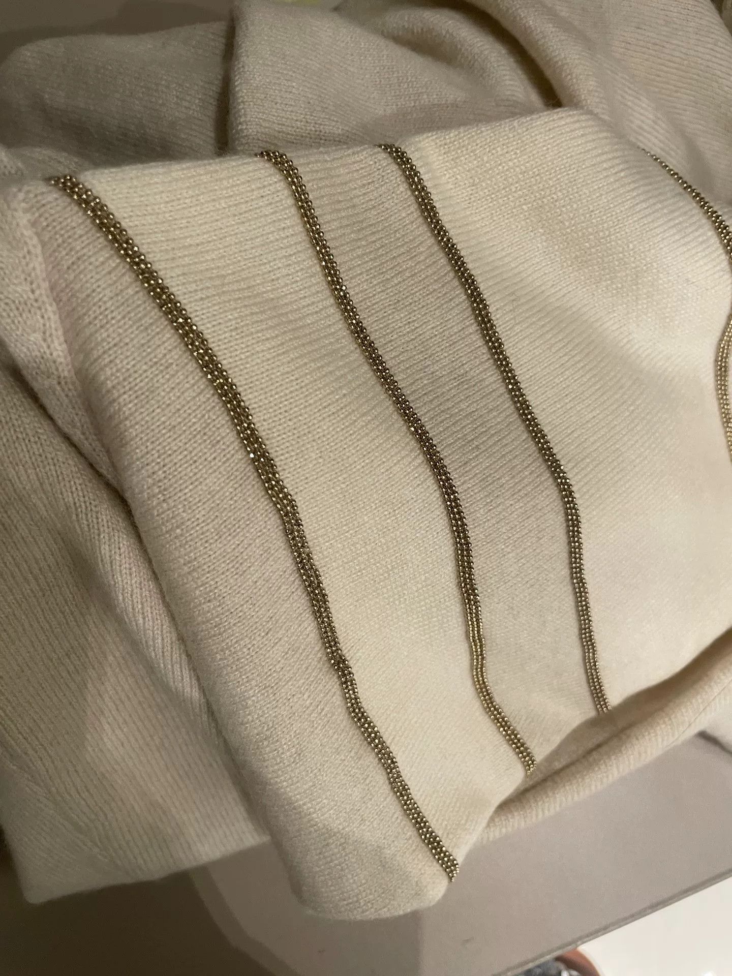 Brunello Cucinelli Brunello Cucinelli Beige Cashmere Cardigan Size US L / EU 52-54 / 3 - 9 Thumbnail