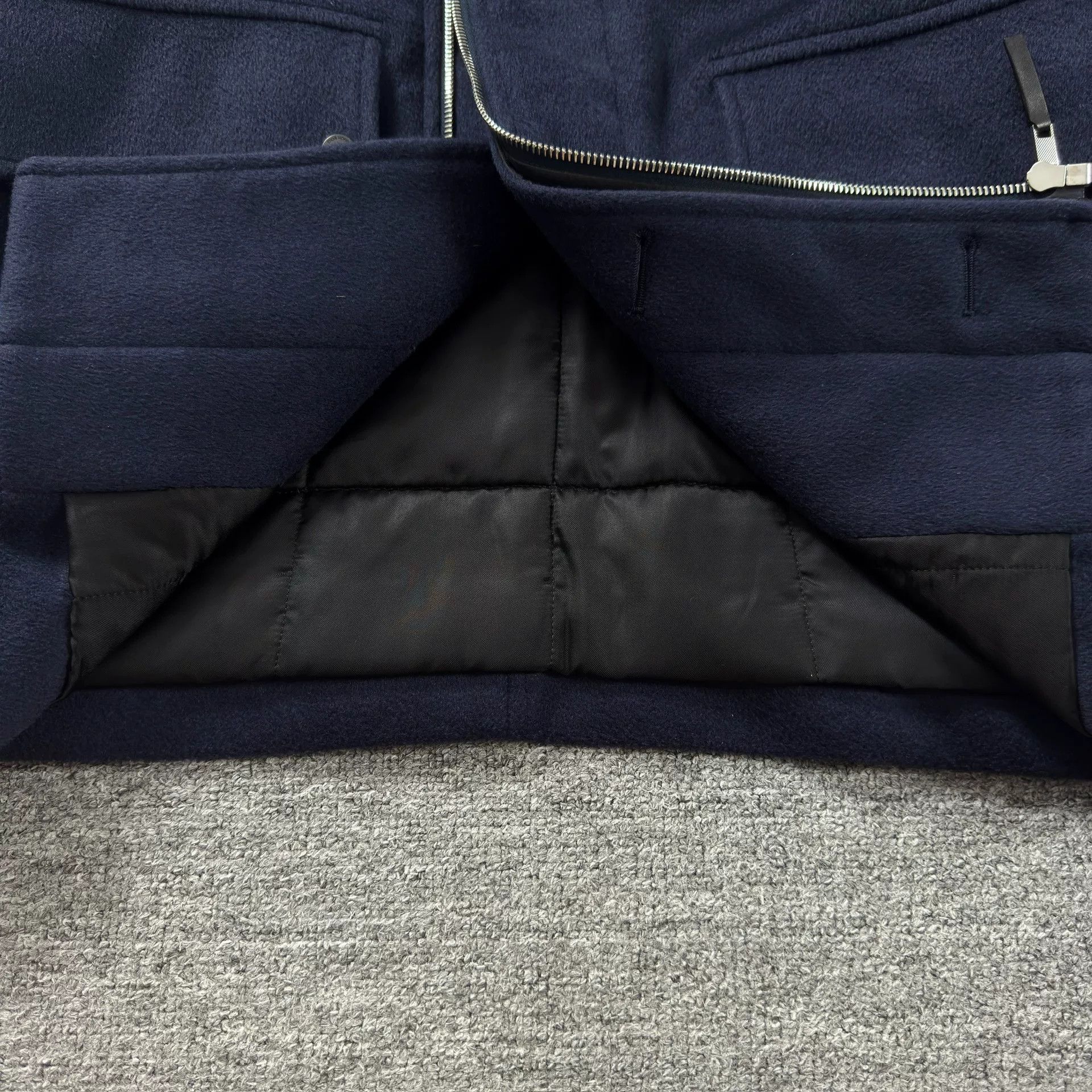 Dior Dior Blue Lapel Cashmere Coat Size US XXL / EU 58 / 5 - 3 Thumbnail