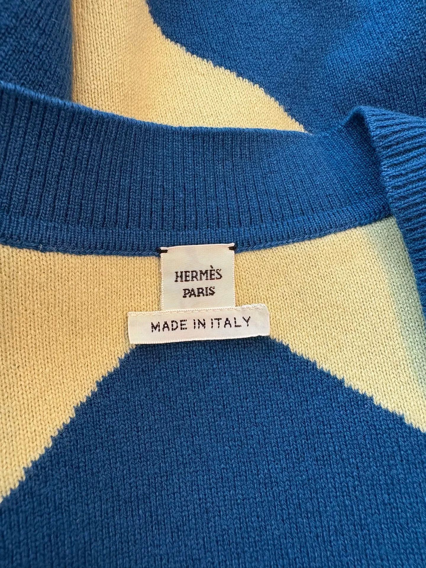 Hermes Hermes Blue Cardigan Sweater Size US XXS / EU 40 - 6 Thumbnail