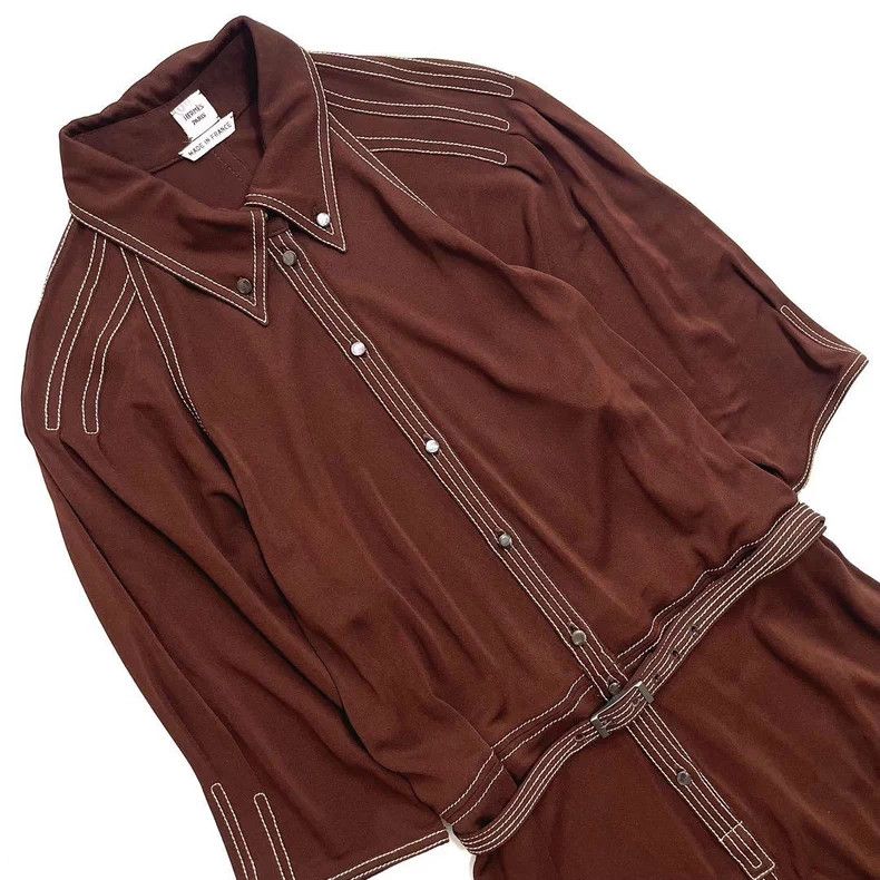 Hermes Hermes Jean Paul Gaultier Period Dress Size US 38 / EU 54 - 4 Thumbnail