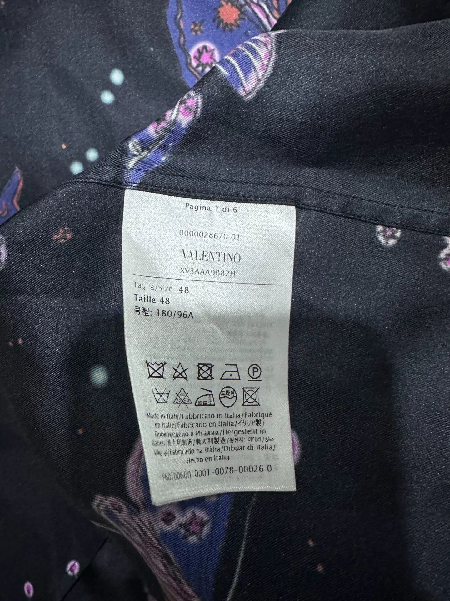 Valentino Valentino Men's Butterfly Print Shirt Size US M / EU 48-50 / 2 - 3 Thumbnail