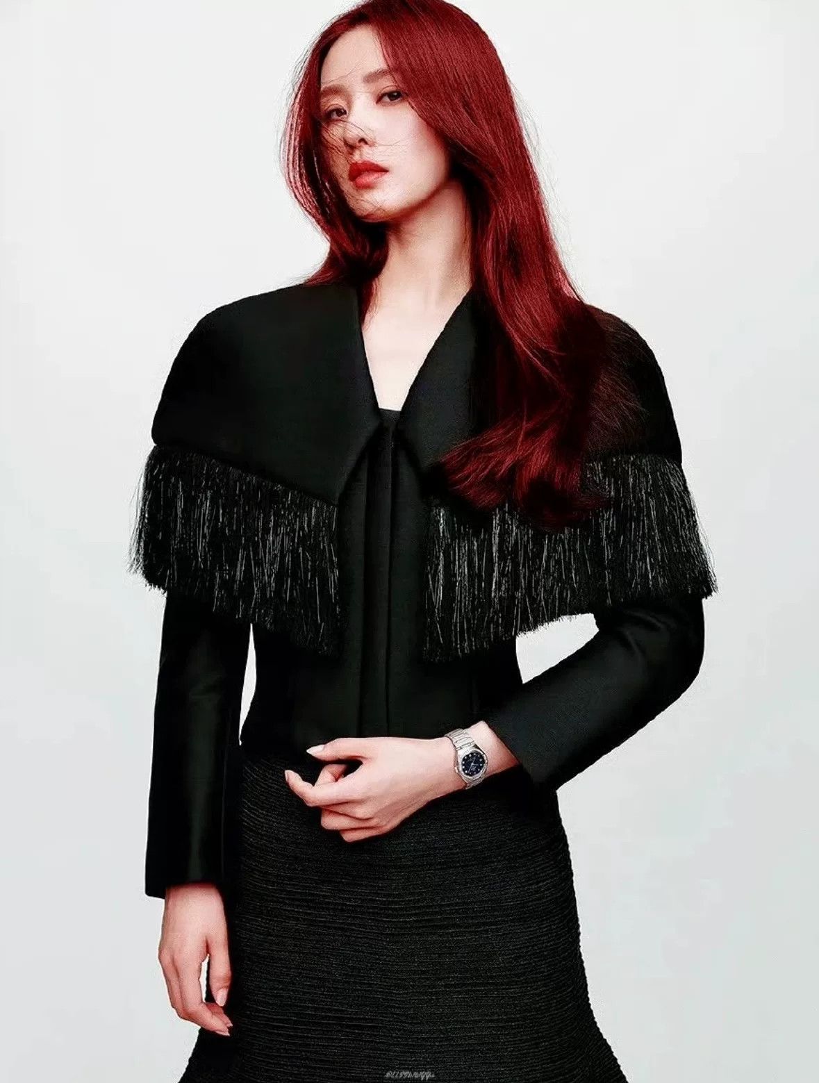 Loewe LOEWE Wool Silk Fringe Black Jacket Size US S / EU 44-46 / 1 - 6 Thumbnail