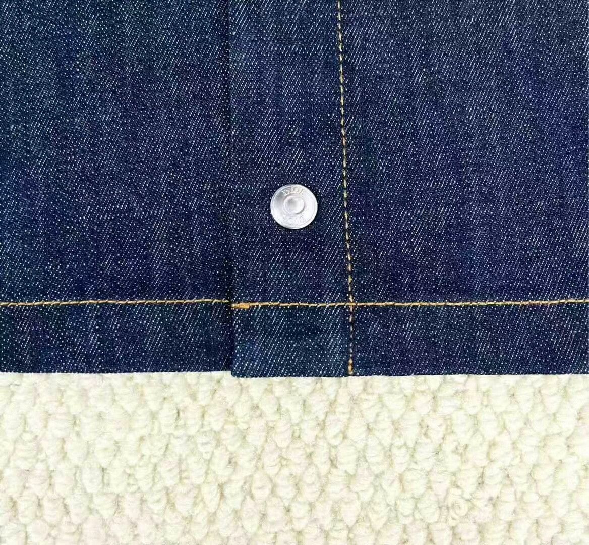 Dior Dior Monogram Denim Jacket Blue Size US XL / EU 56 / 4 - 5 Thumbnail
