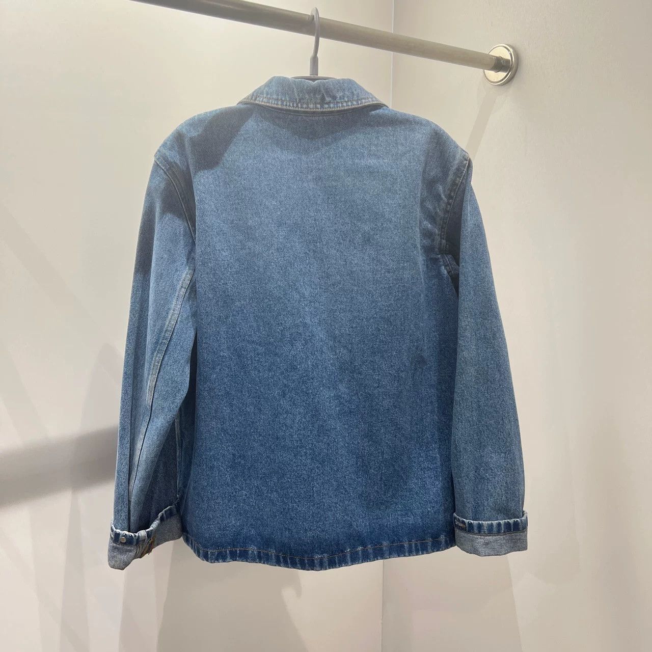 Loewe denim jacket with leather patch details Size US S / EU 44-46 / 1 - 5 Thumbnail