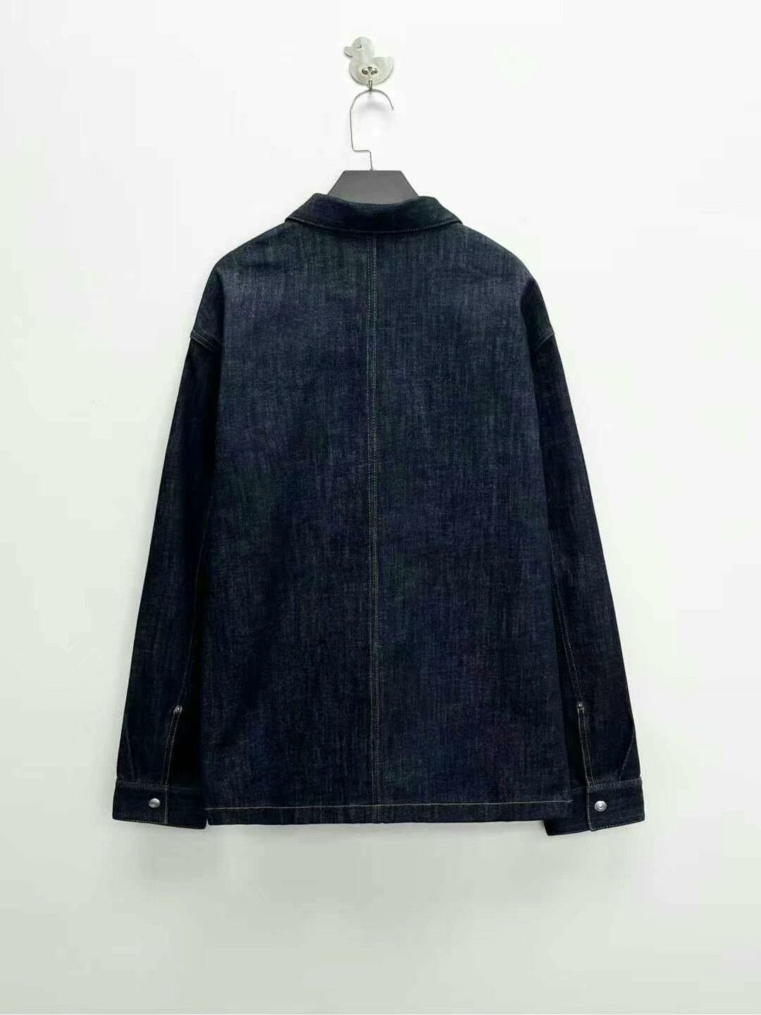 Dior Dior Monogram Logo Denim Jacket Size US XL / EU 56 / 4 - 2 Thumbnail