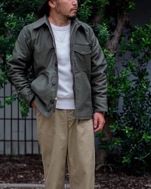 The Real McCoy's real mccoy's usn a2 deck jacket Size US M / EU 48-50 / 2 - 7 Thumbnail