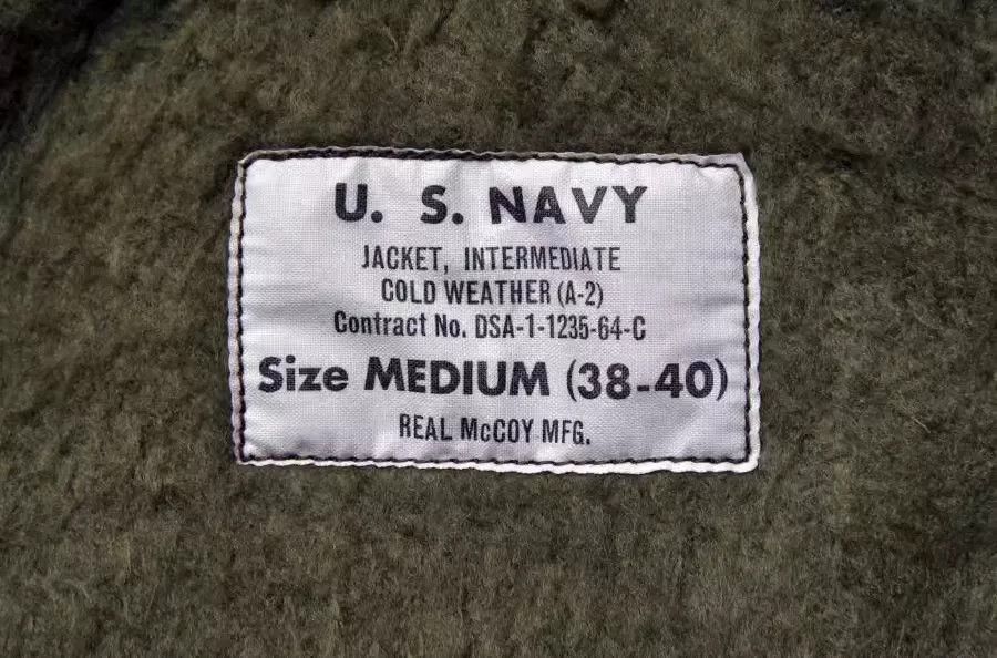 The Real McCoy's real mccoy's usn a2 deck jacket Size US M / EU 48-50 / 2 - 3 Thumbnail