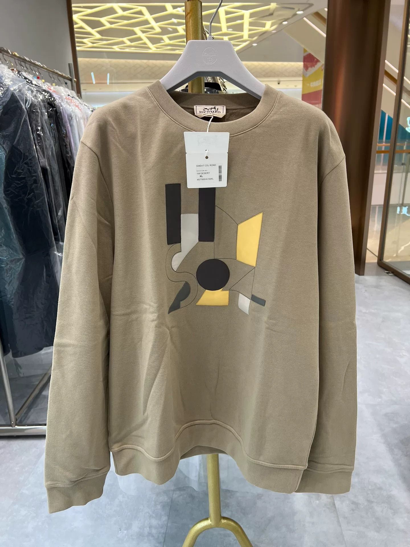 Hermes Hermes Men's Round Neck Sweatshirt XL Size US XL / EU 56 / 4 - 2 Thumbnail